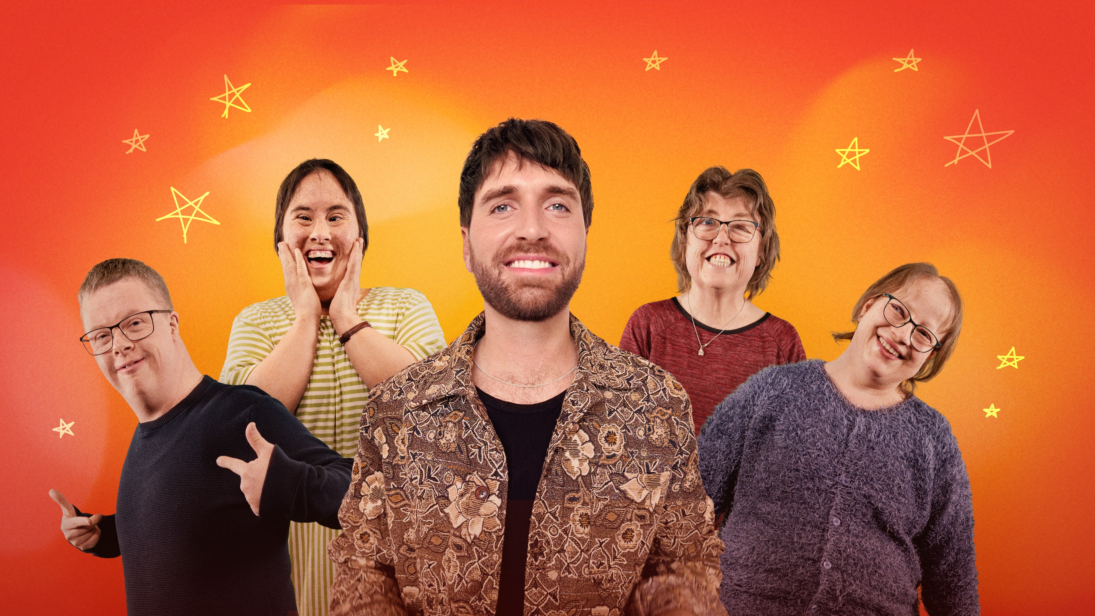 Stjernerne og Malte Ebert Background