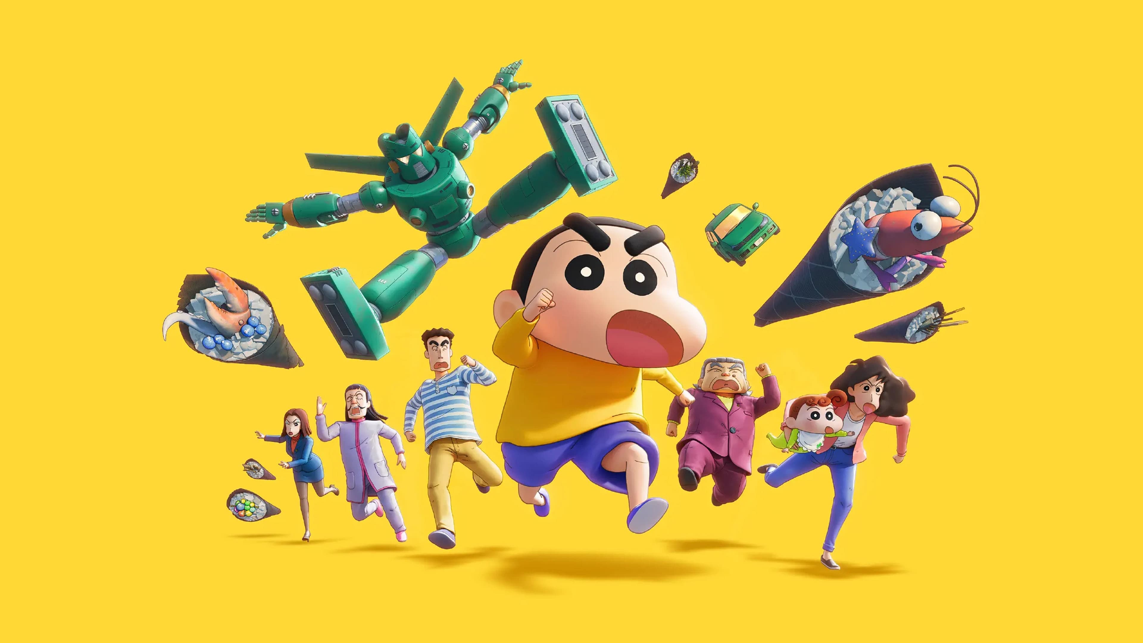 New Dimension! Crayon Shin-chan the Movie: Battle of Supernatural Powers ~Flying Sushi~ Background