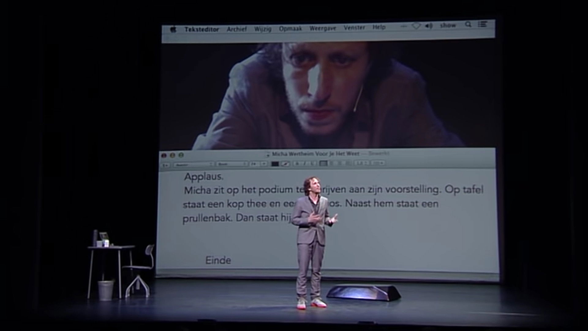 Micha Wertheim: Voor Je Het Weet Background