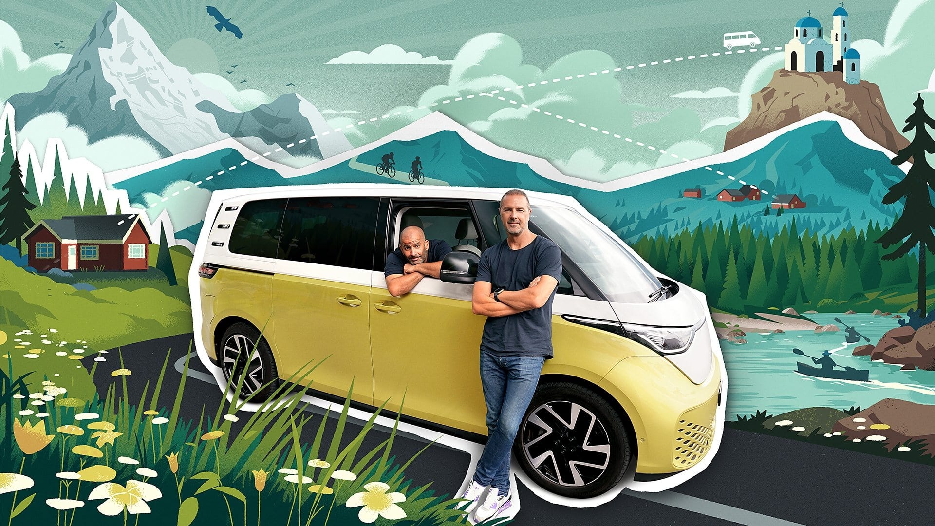 Paddy and Chris: Road Tripping Background