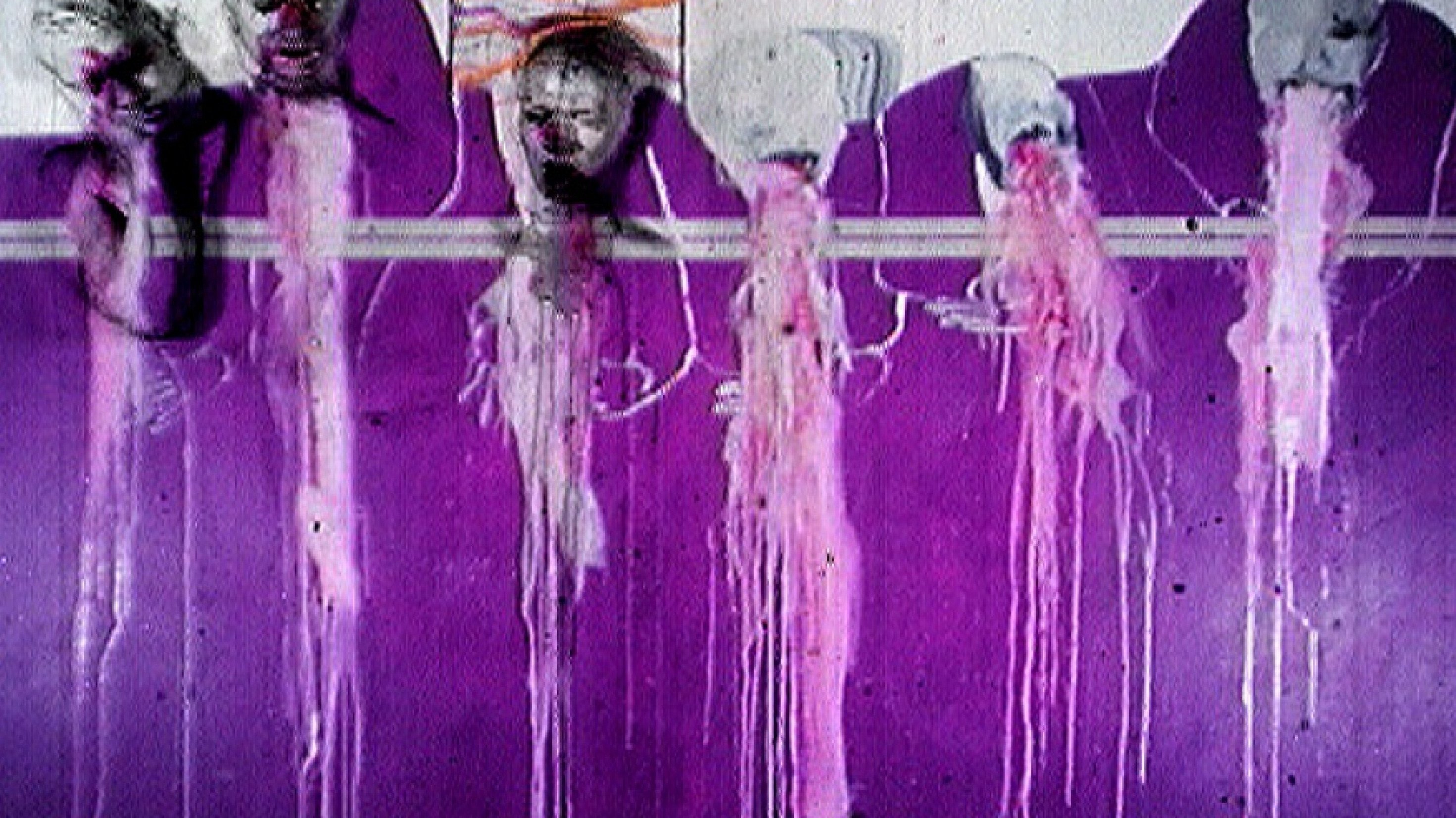 Six Men Getting Sick Background