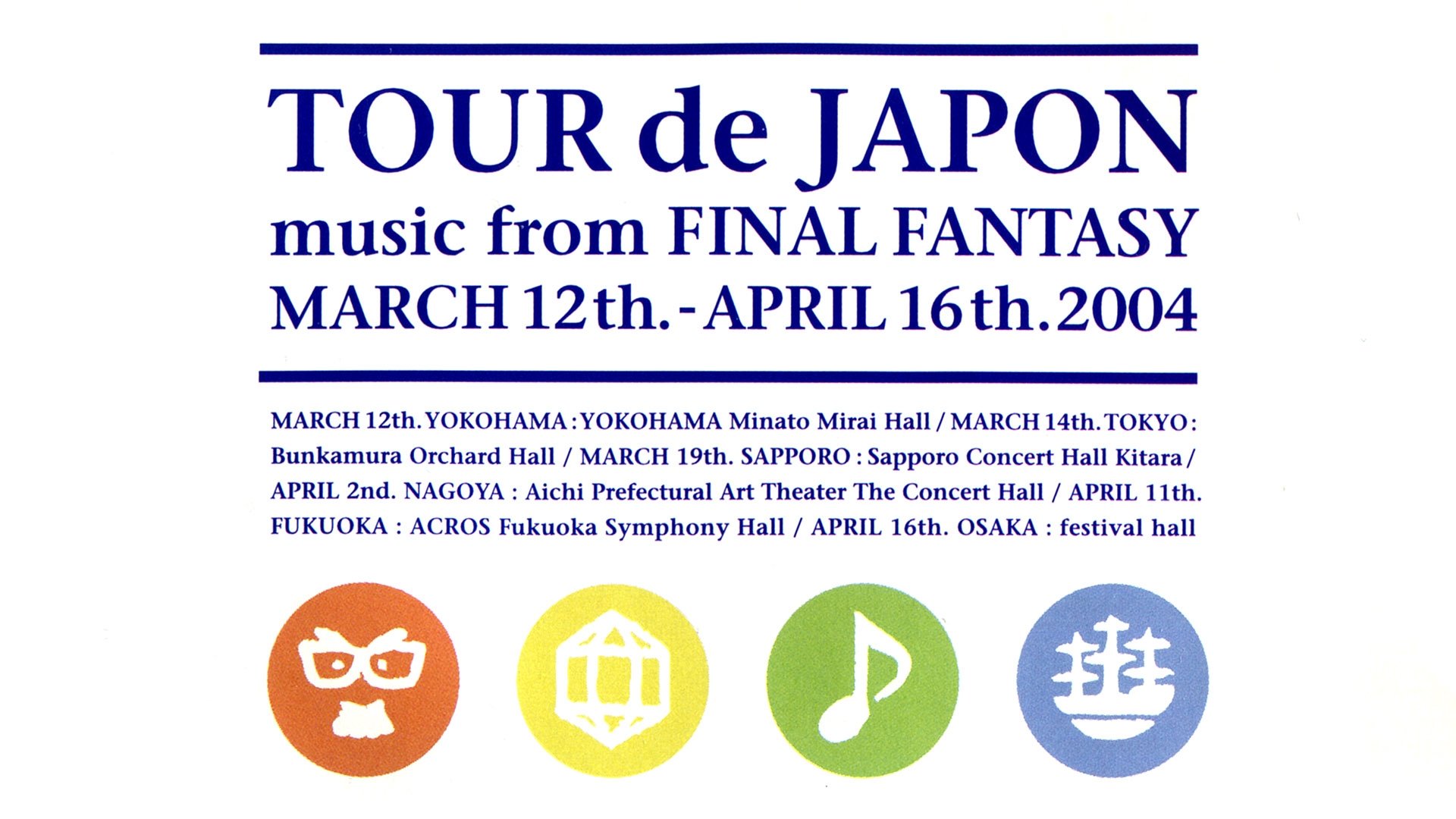 Tour de Japon: music from Final Fantasy Background