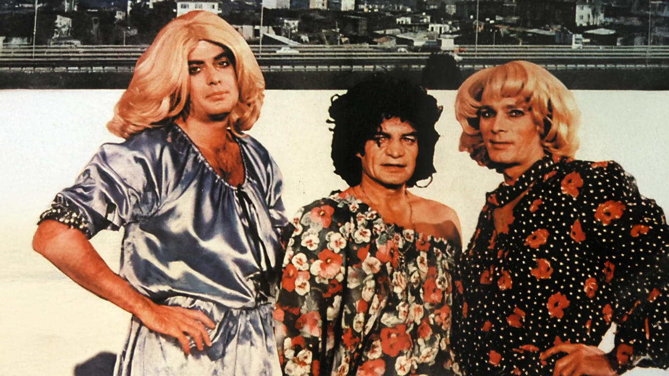 The Three Superboys in the Snow Background