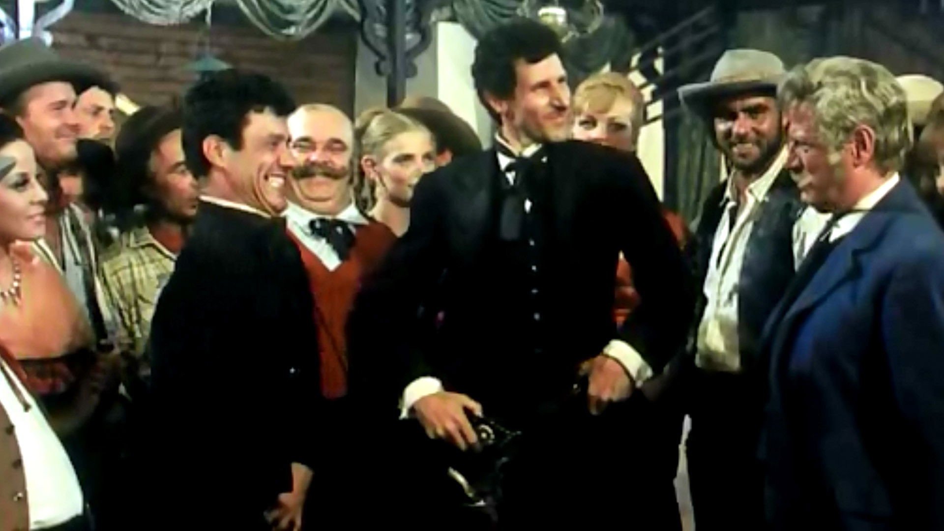 Two Gangsters in the Wild West Background