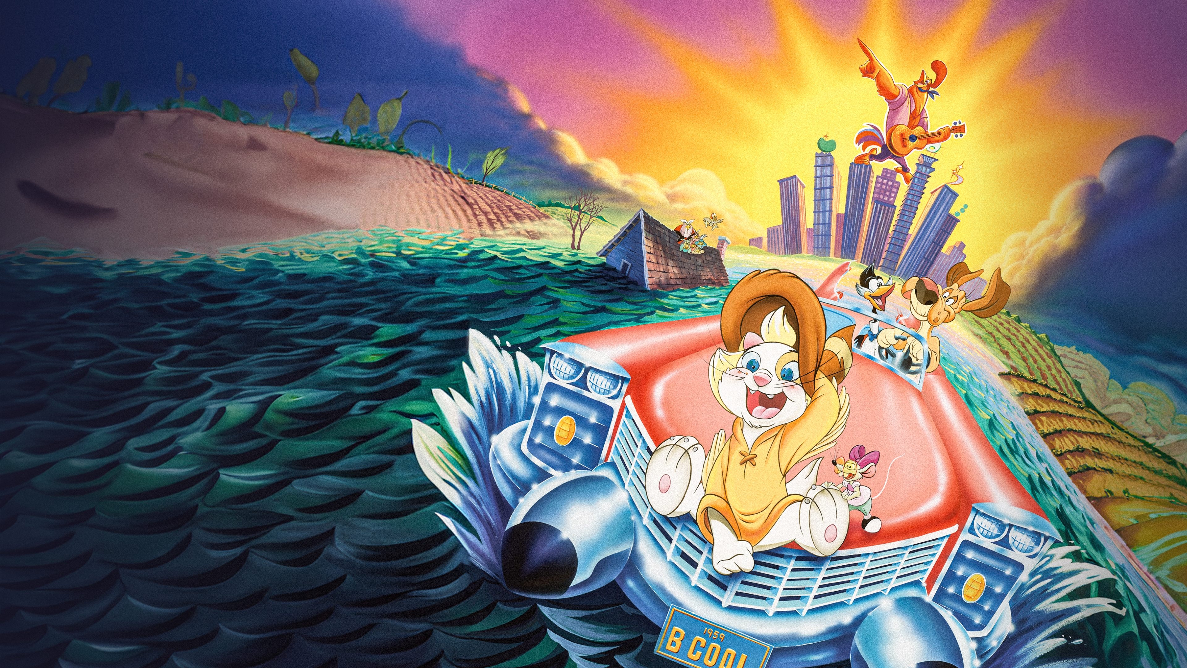 Rock-A-Doodle Background
