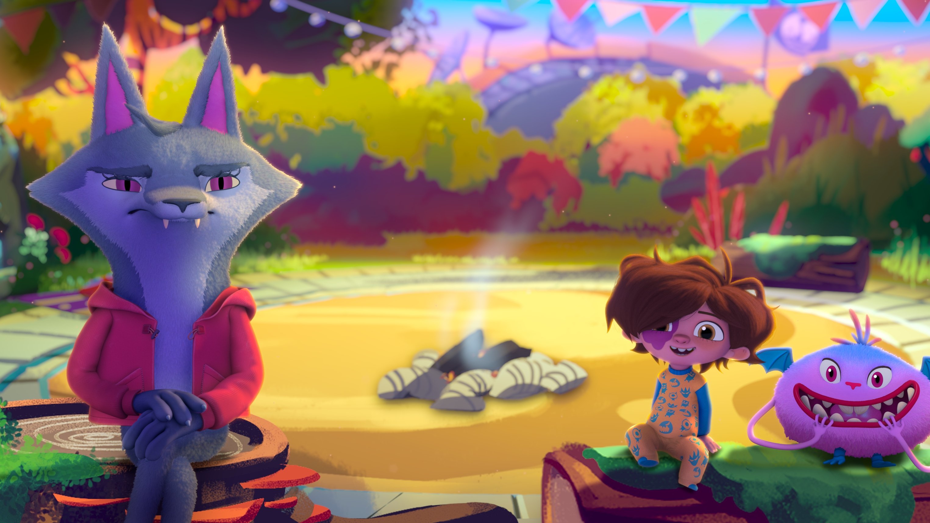 Hanna and the Monsters Background