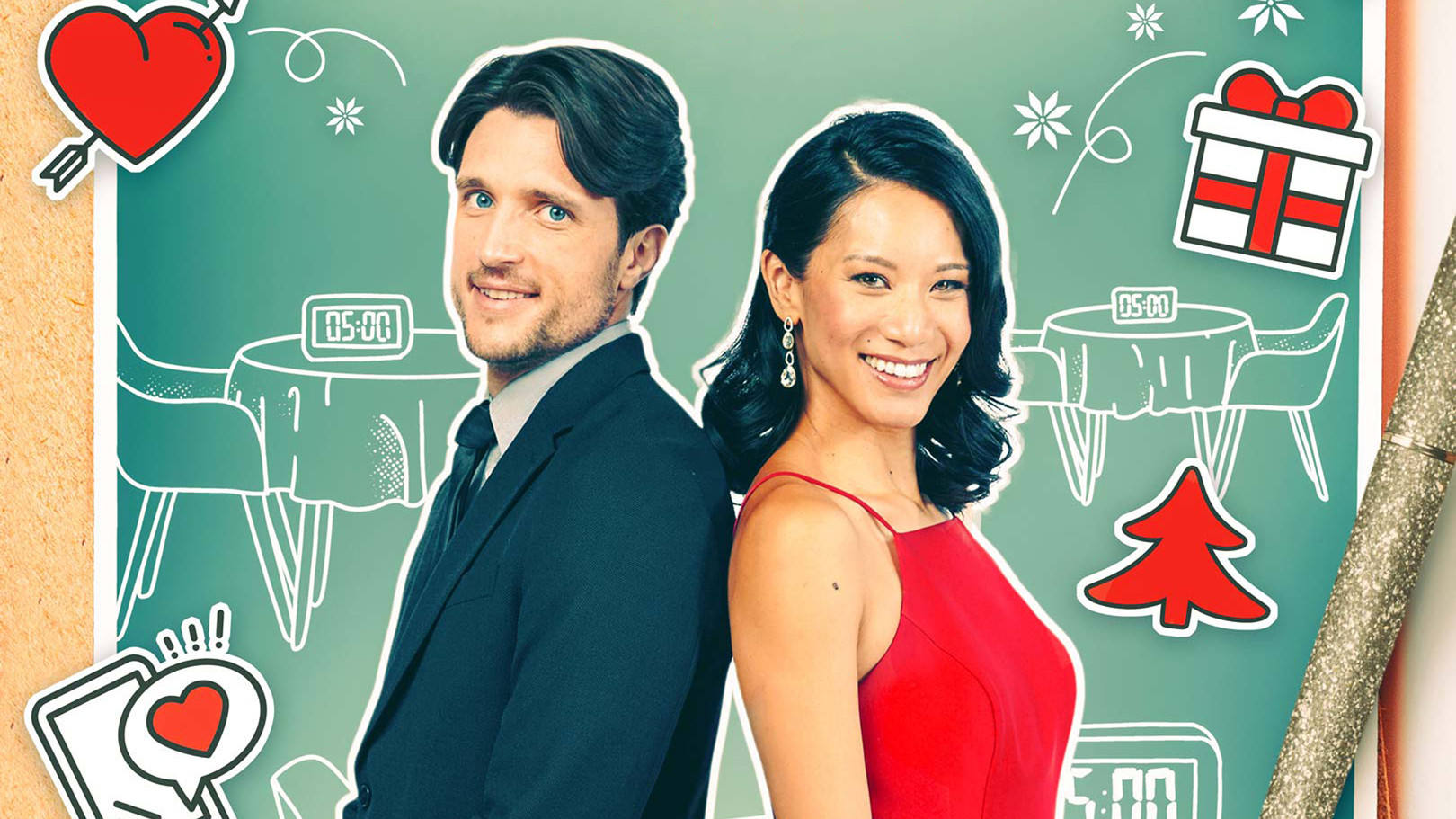 Mistletoe Match Background