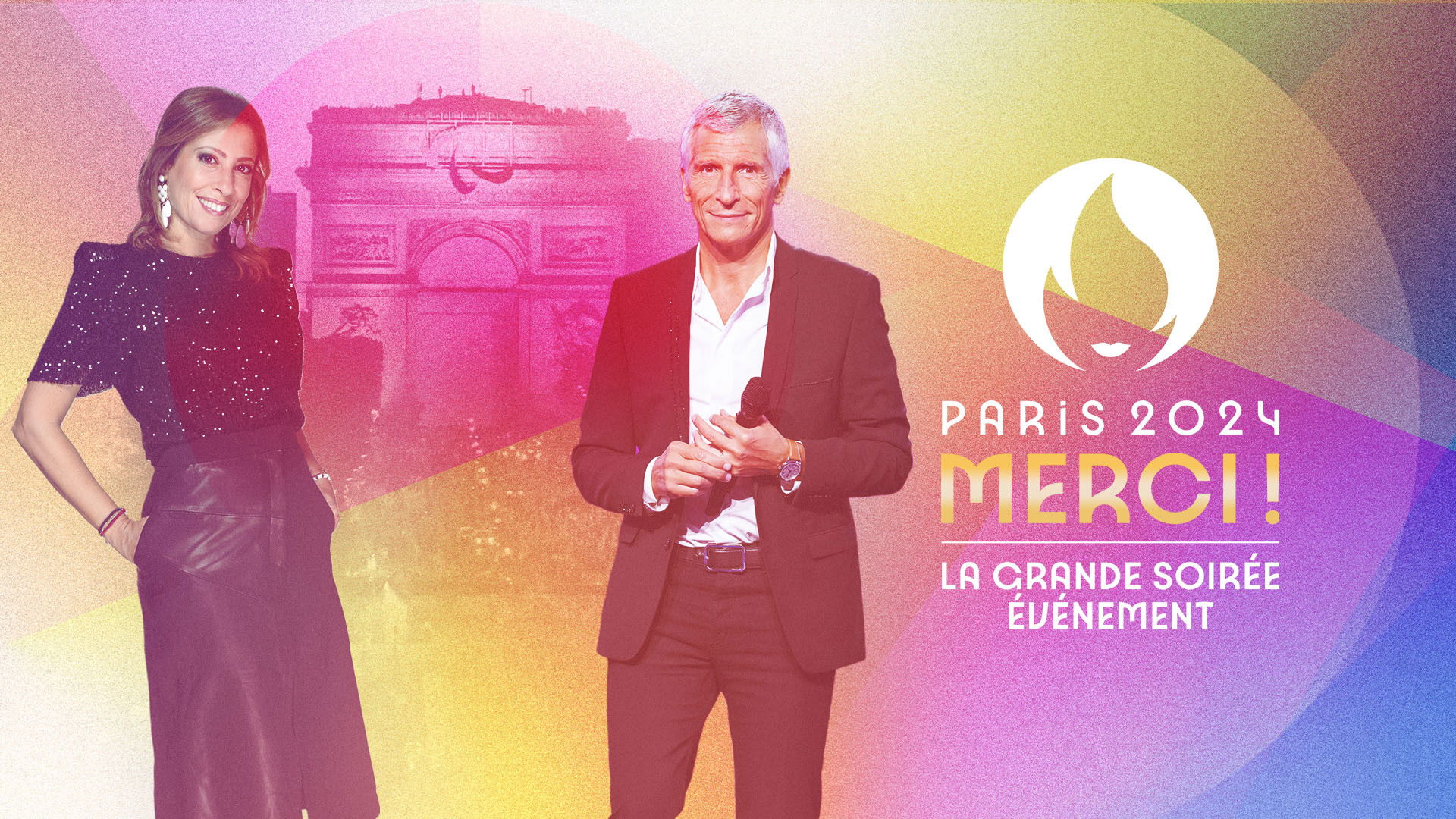Paris 2024 Merci ! La grande soirée événement Background