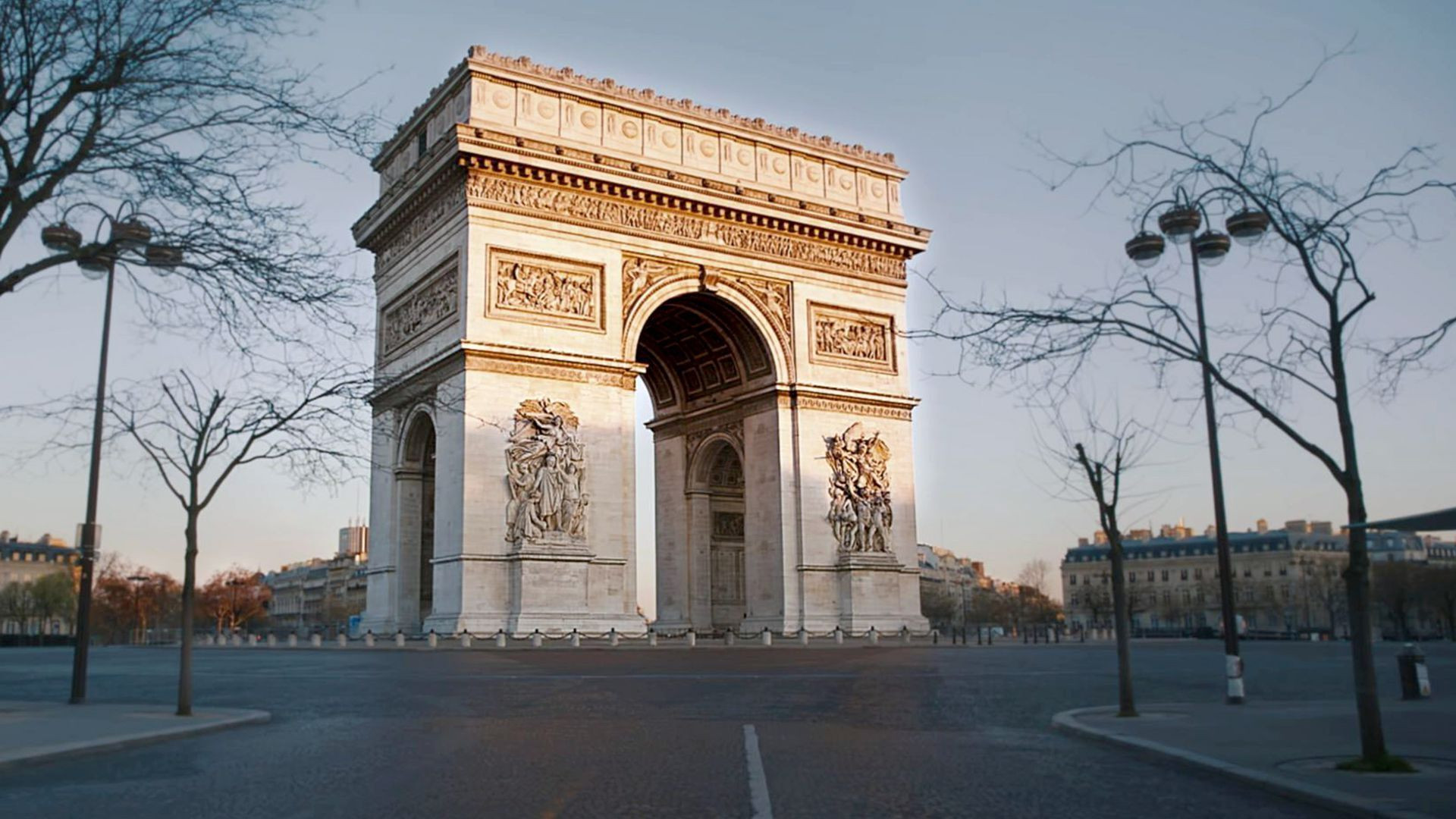 The Arc de Triomphe: A Nation's Passion Background