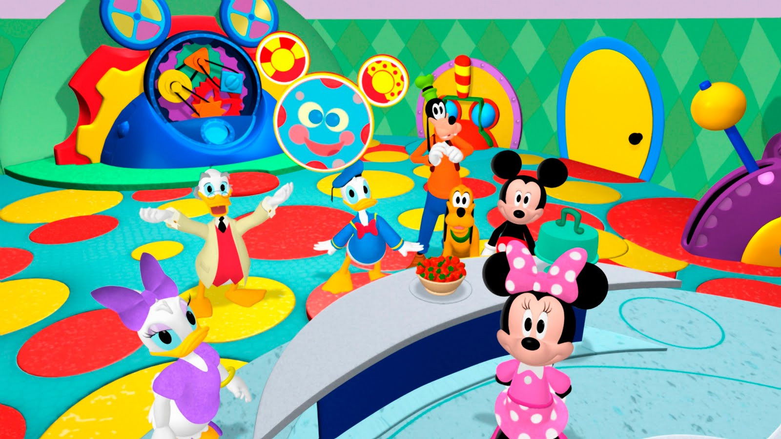 Mickey Mouse Clubhouse: Mickey and Donald's Big Balloon Race Background