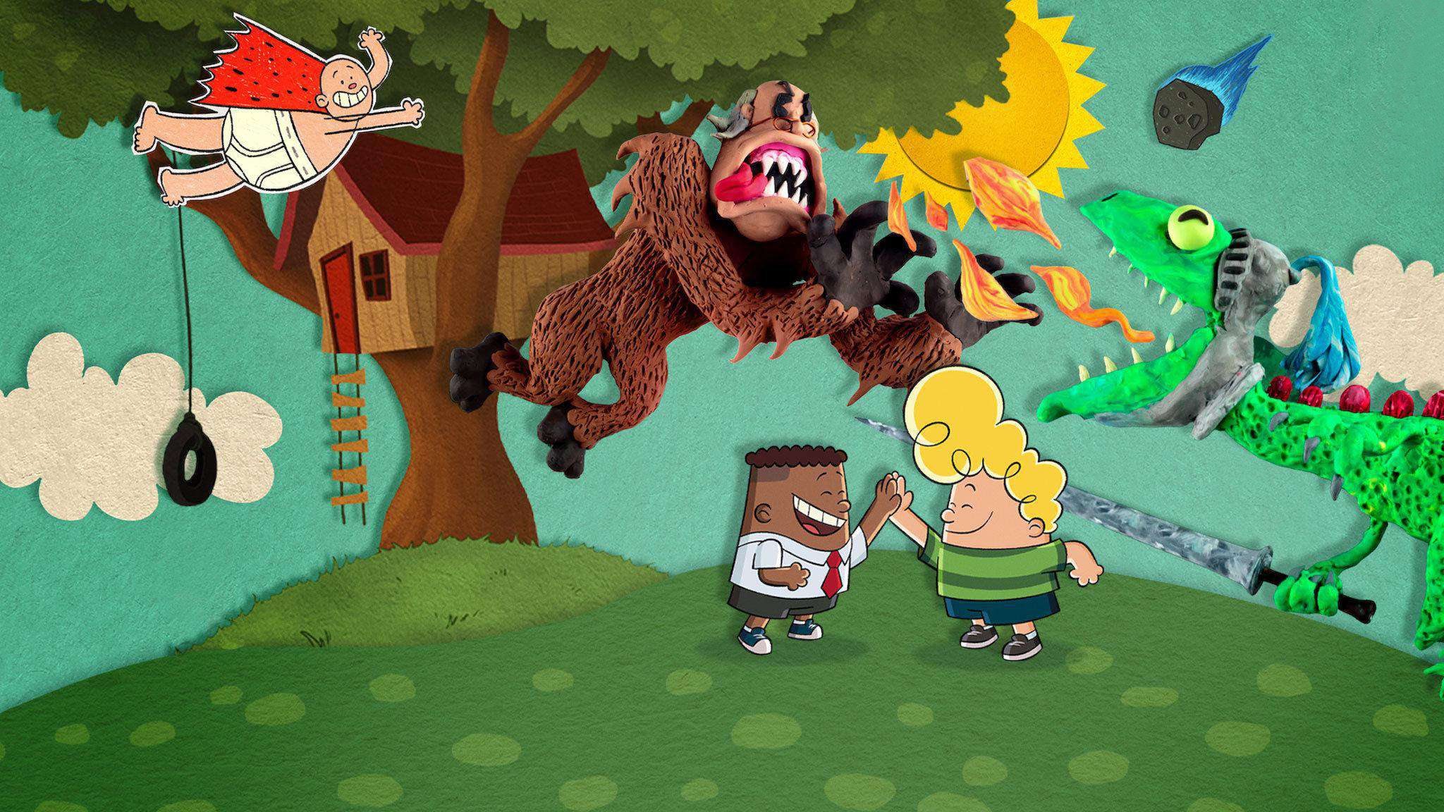 Captain Underpants Epic Choice-o-Rama Background