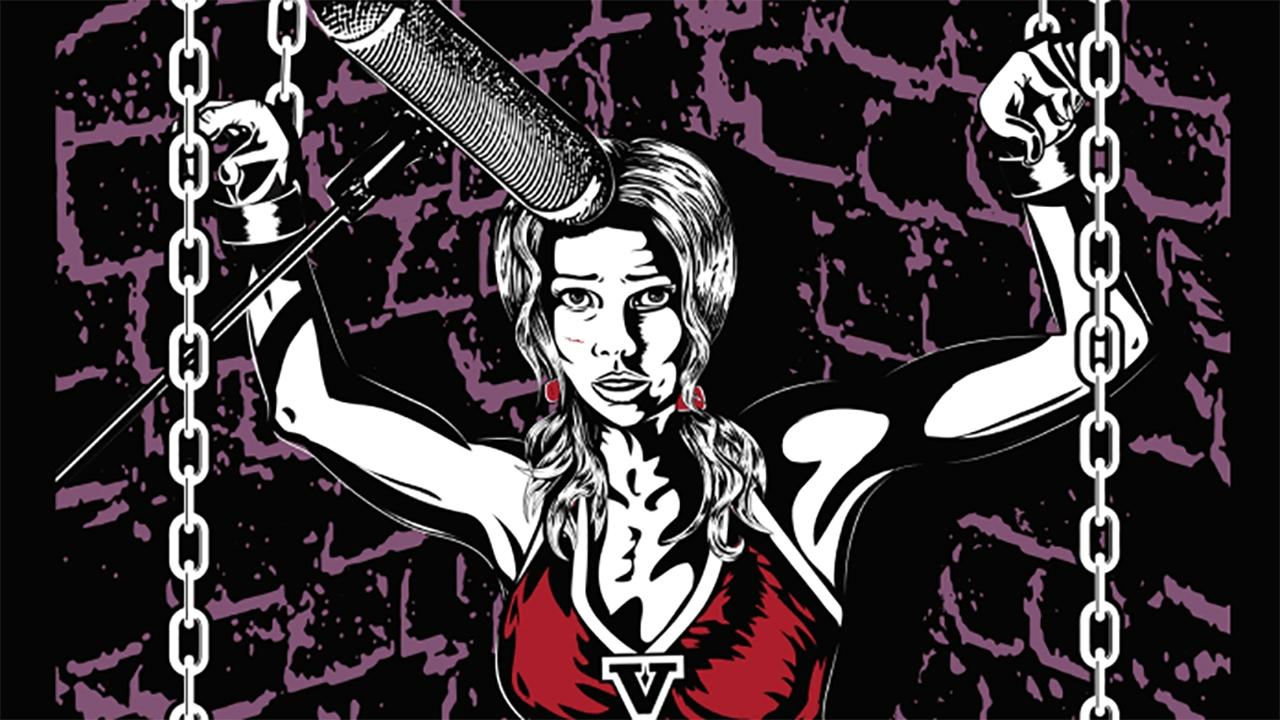 Virgin Cheerleaders in Chains Background