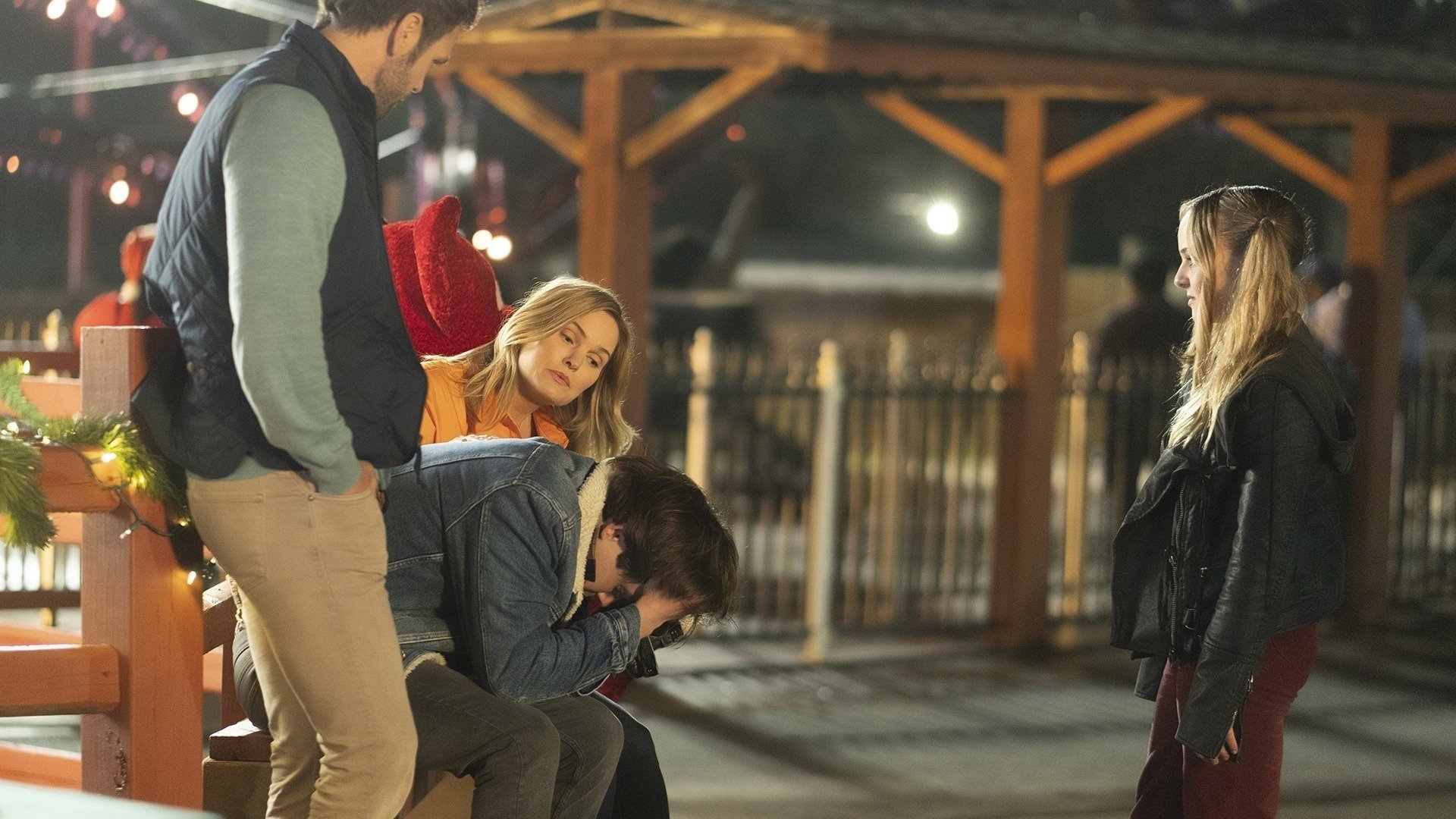 A Unicorn for Christmas Background