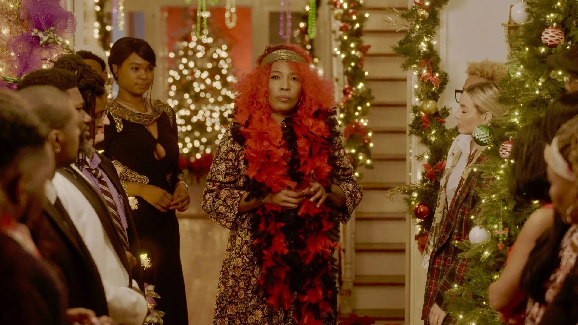 Never Alone For Christmas Background