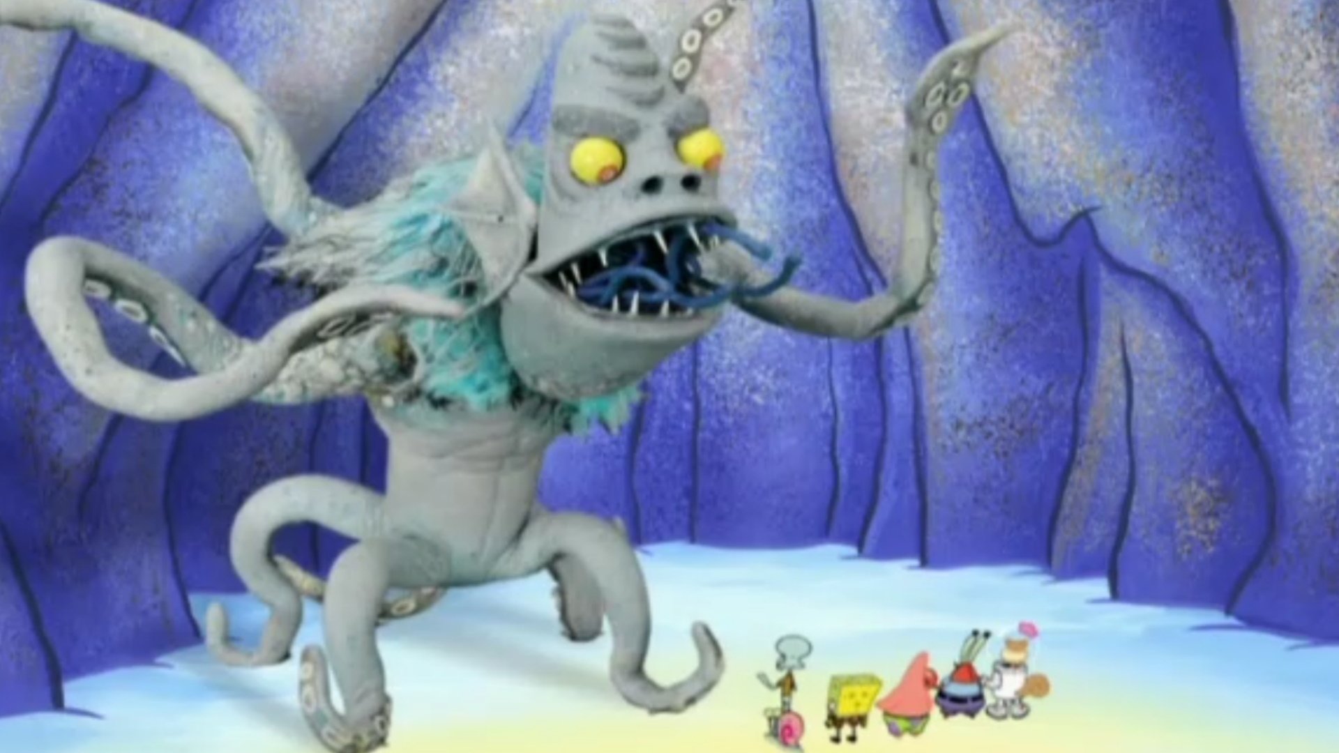 SpongeBob's Frozen Face-Off Background
