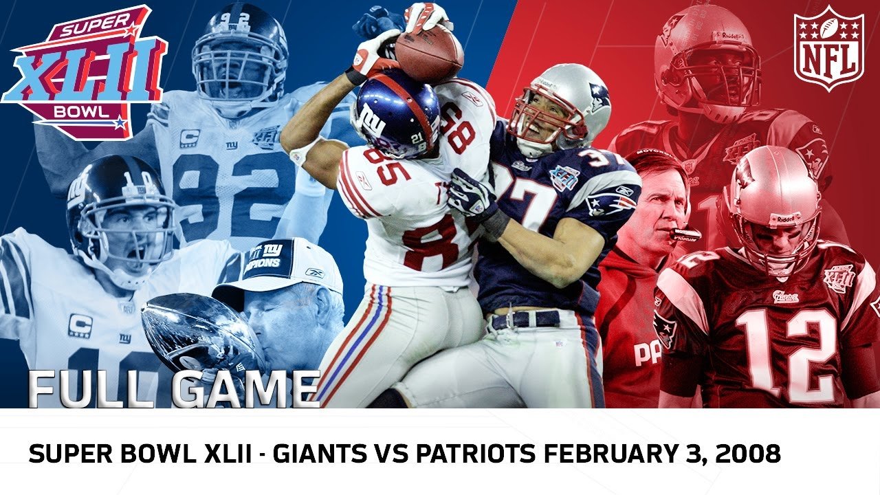 Super Bowl XLII Champions - New York Giants Background