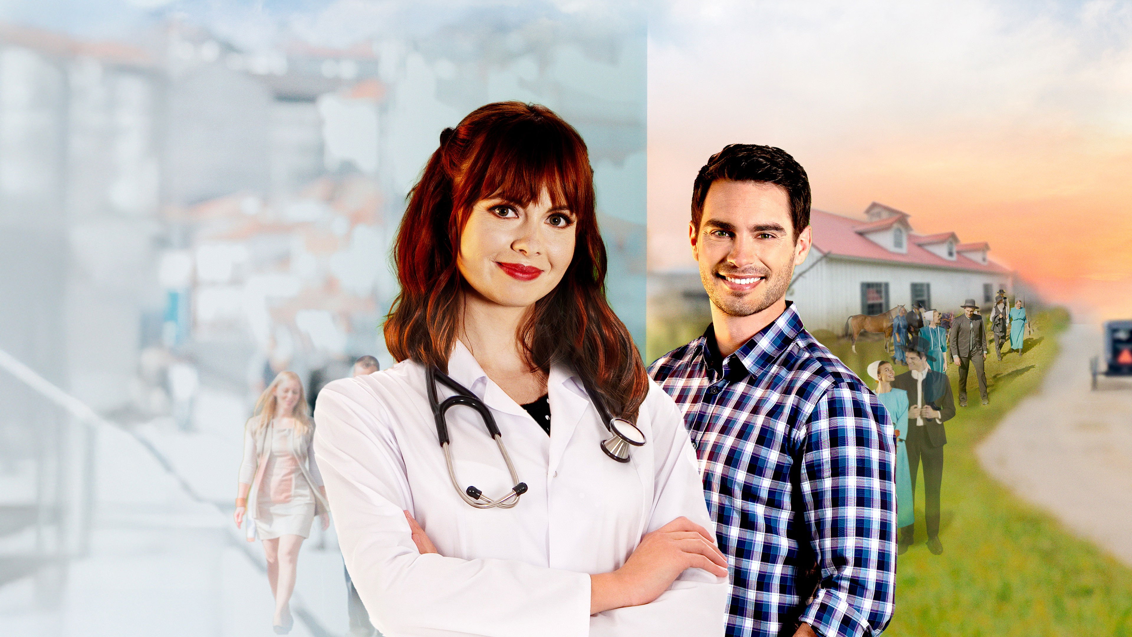 Plus One at an Amish Wedding Background