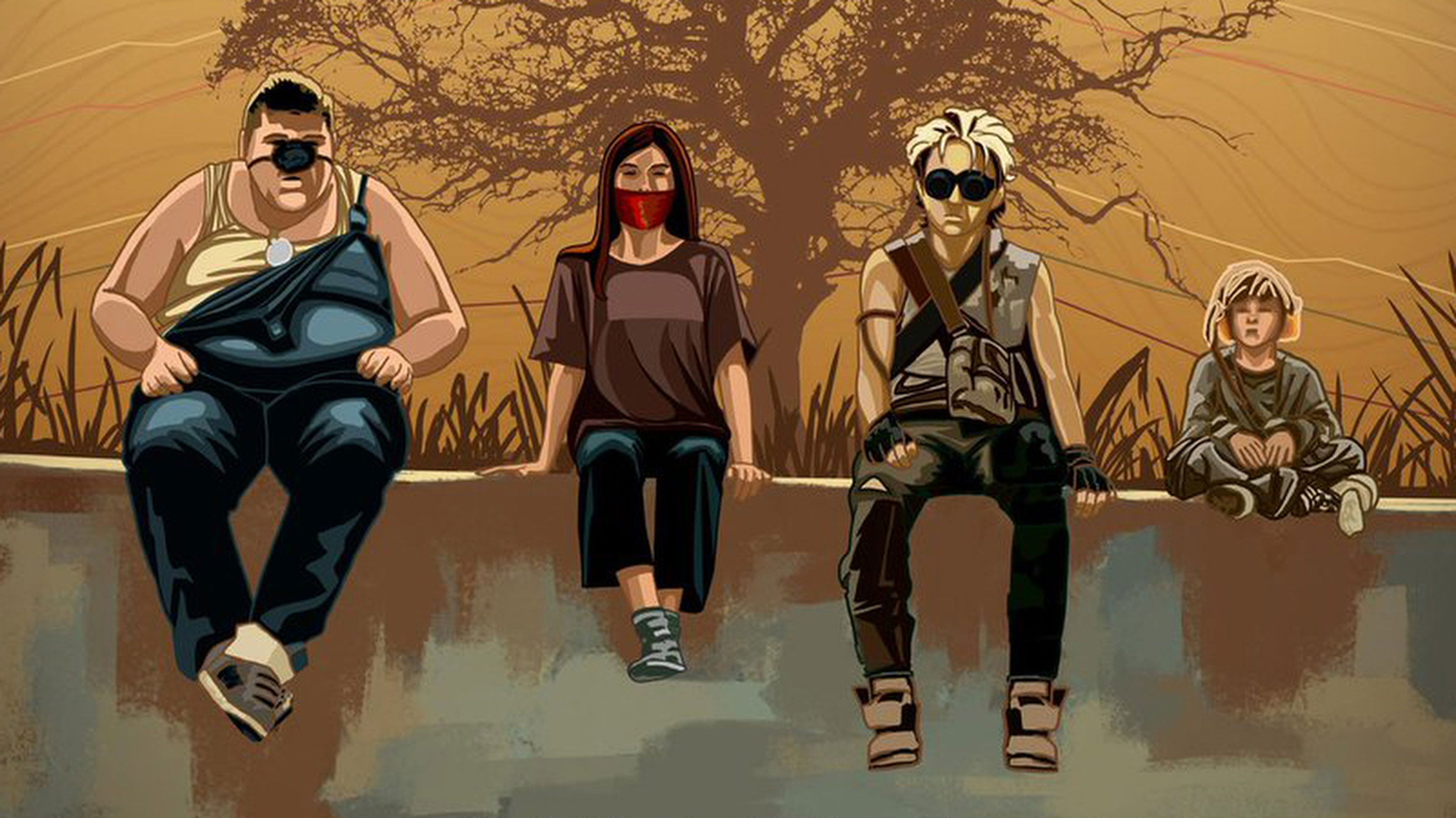 Girl with No Mouth Background