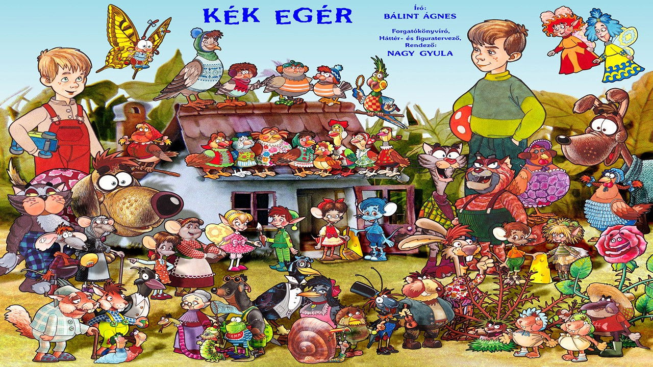 Kék egér Background