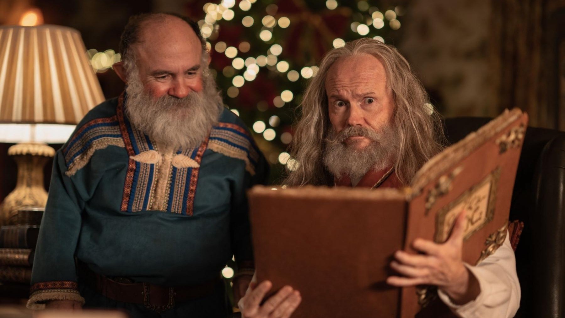 La Navidad en sus manos Background