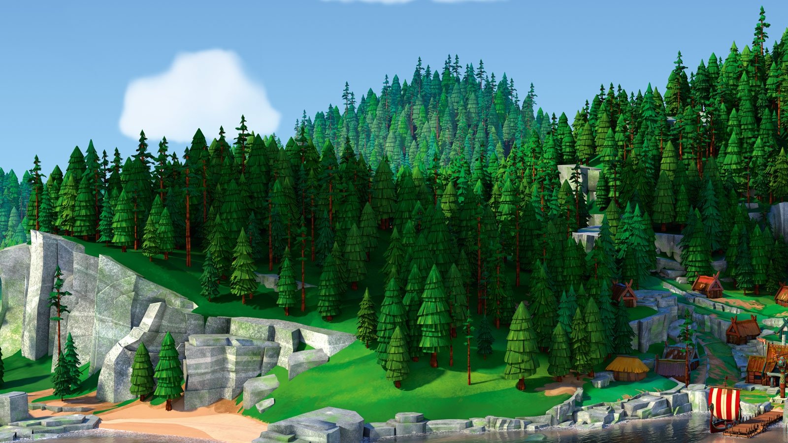 Wickie und die starken Männer Background