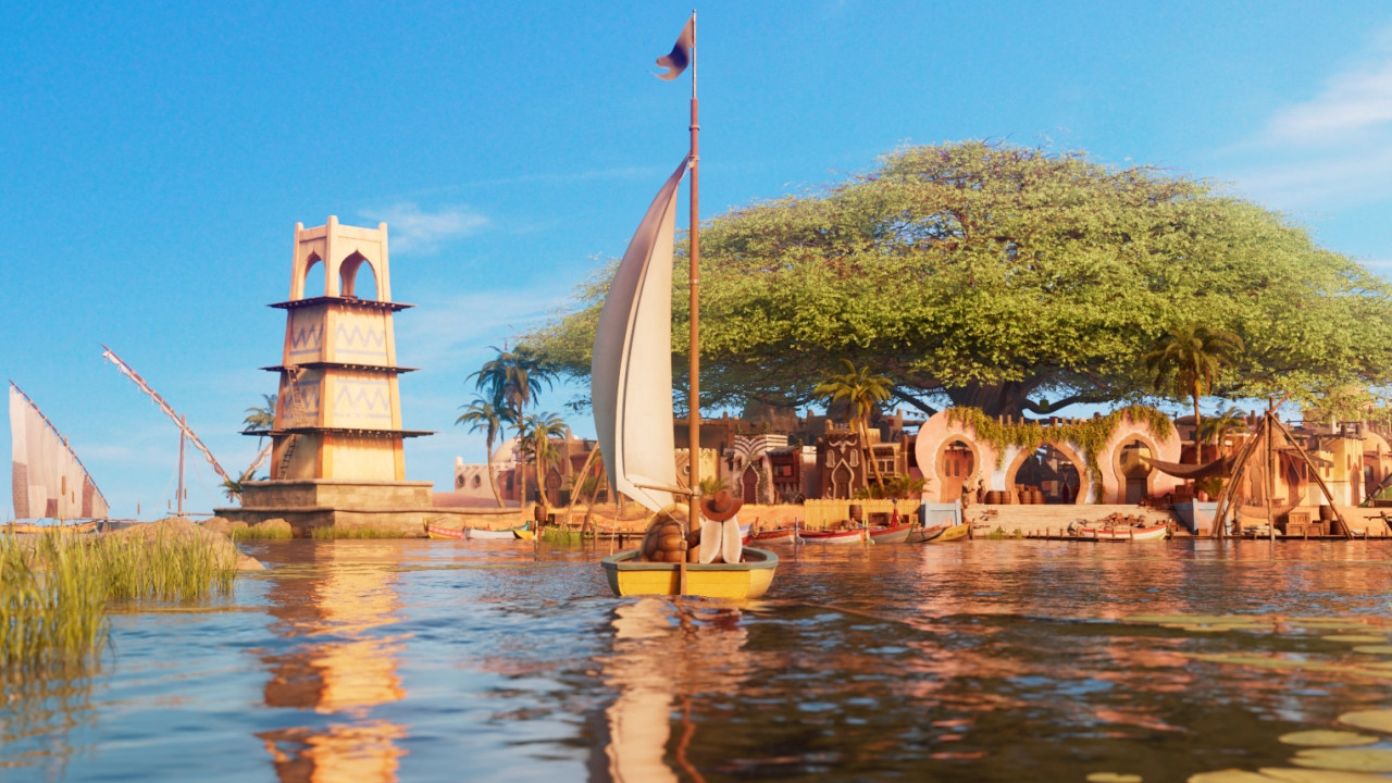 Chickenhare and the Hamster of Darkness Background