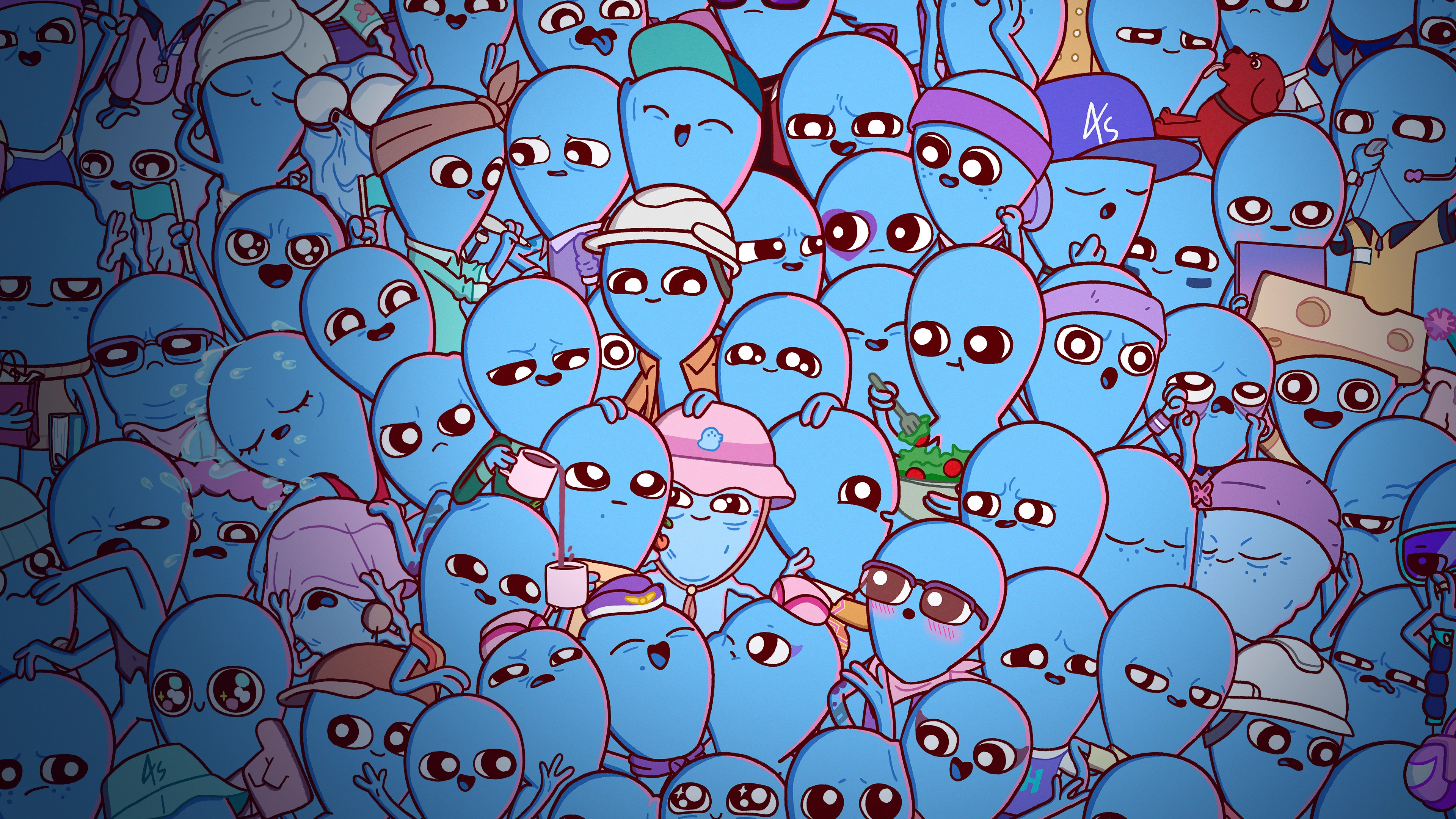 Strange Planet Background