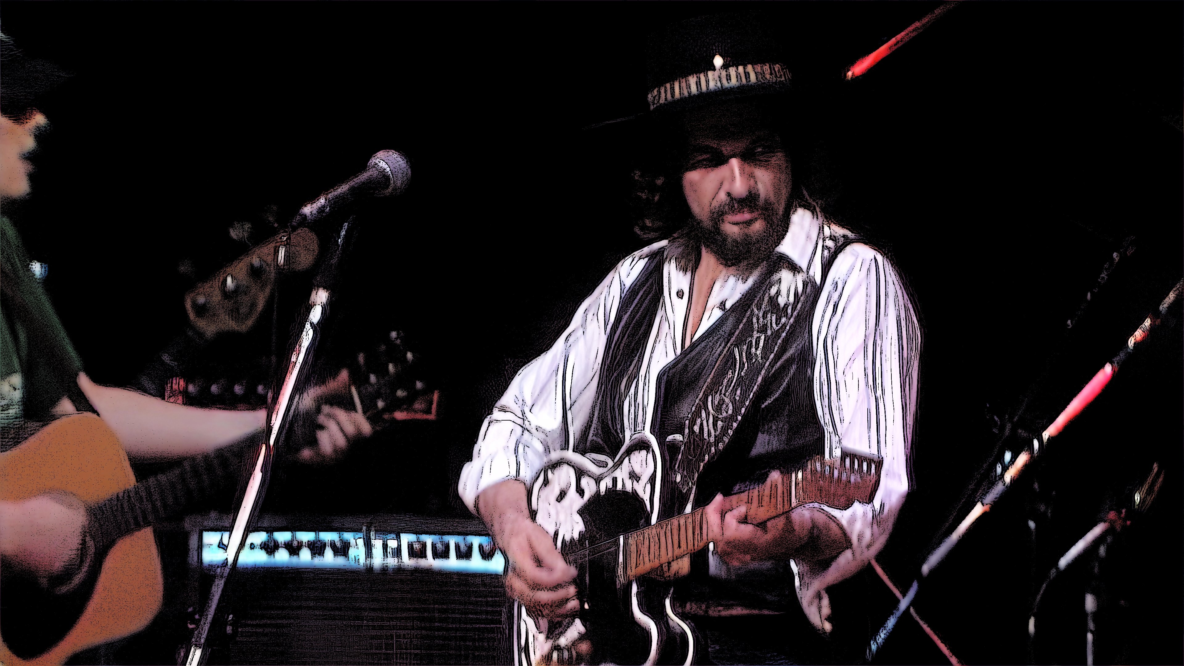 Waylon Jennings - The Lost Outlaw Performance Background