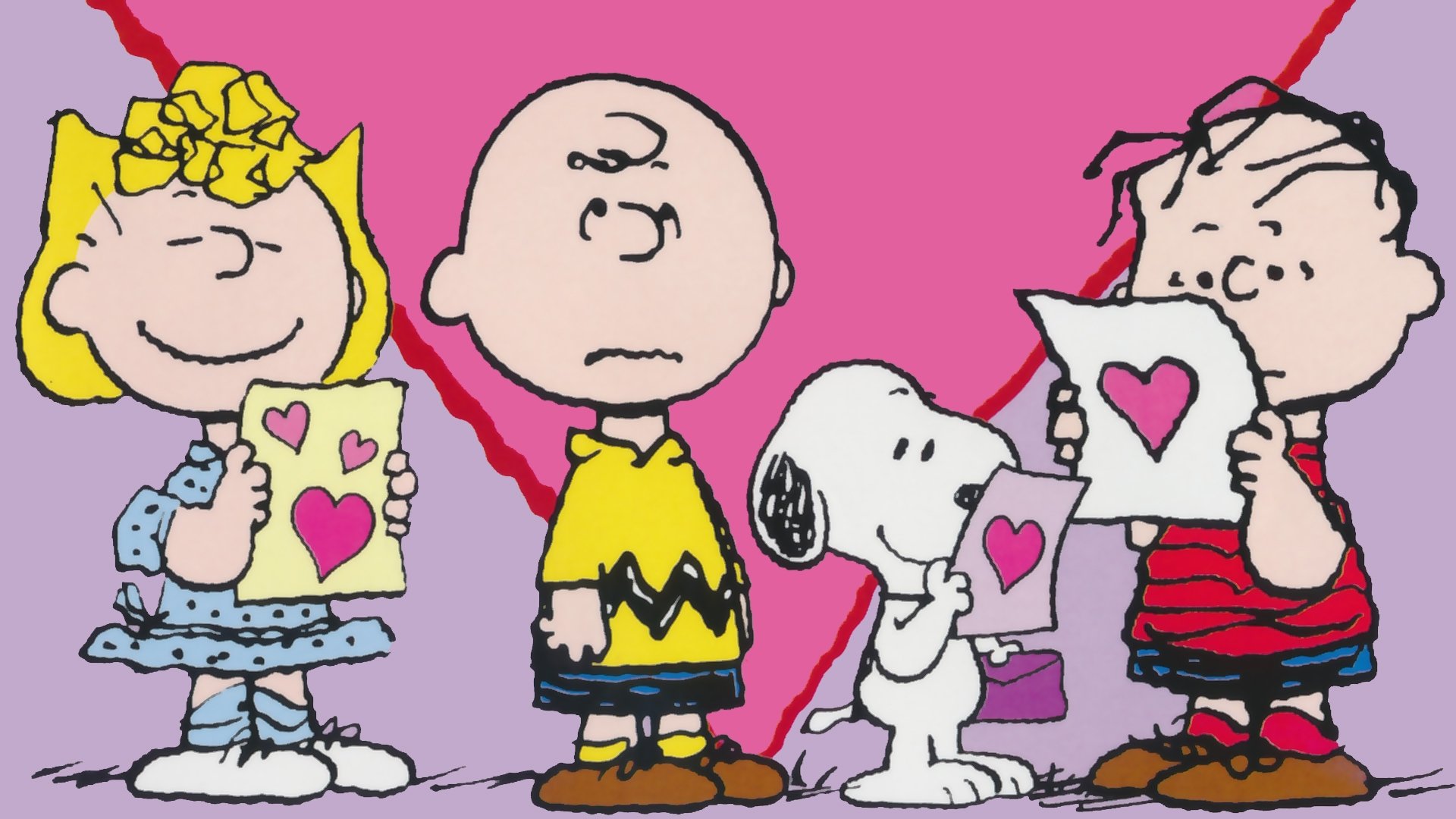 A Charlie Brown Valentine Background