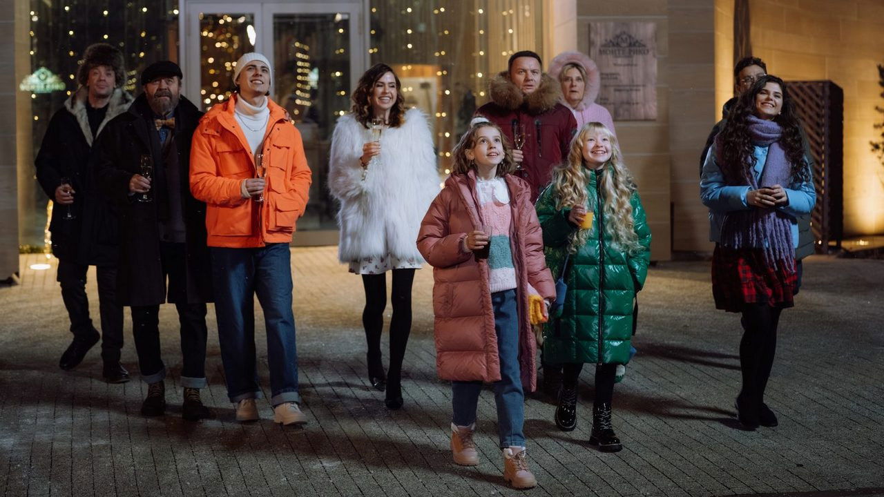 Daddy's Daughters. New Year Background