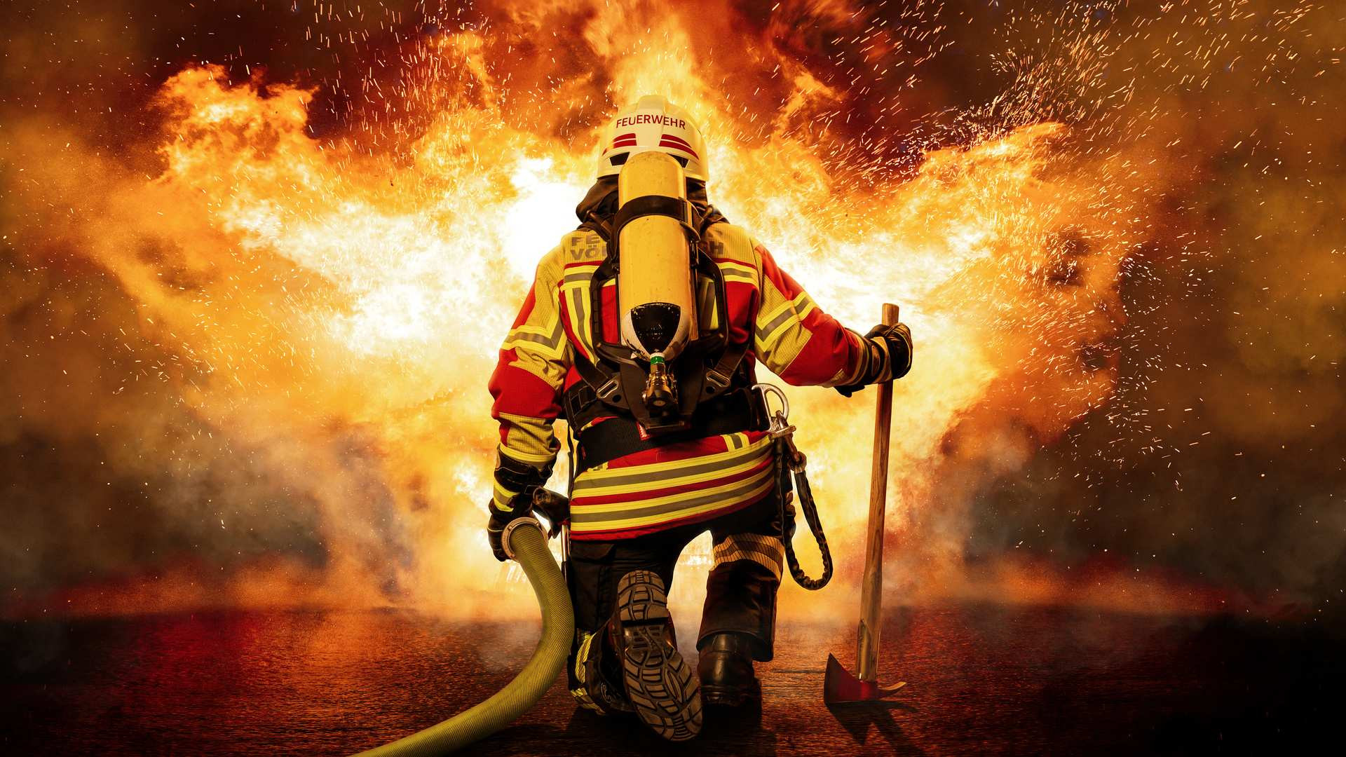 112: Feuerwehr im Einsatz Background