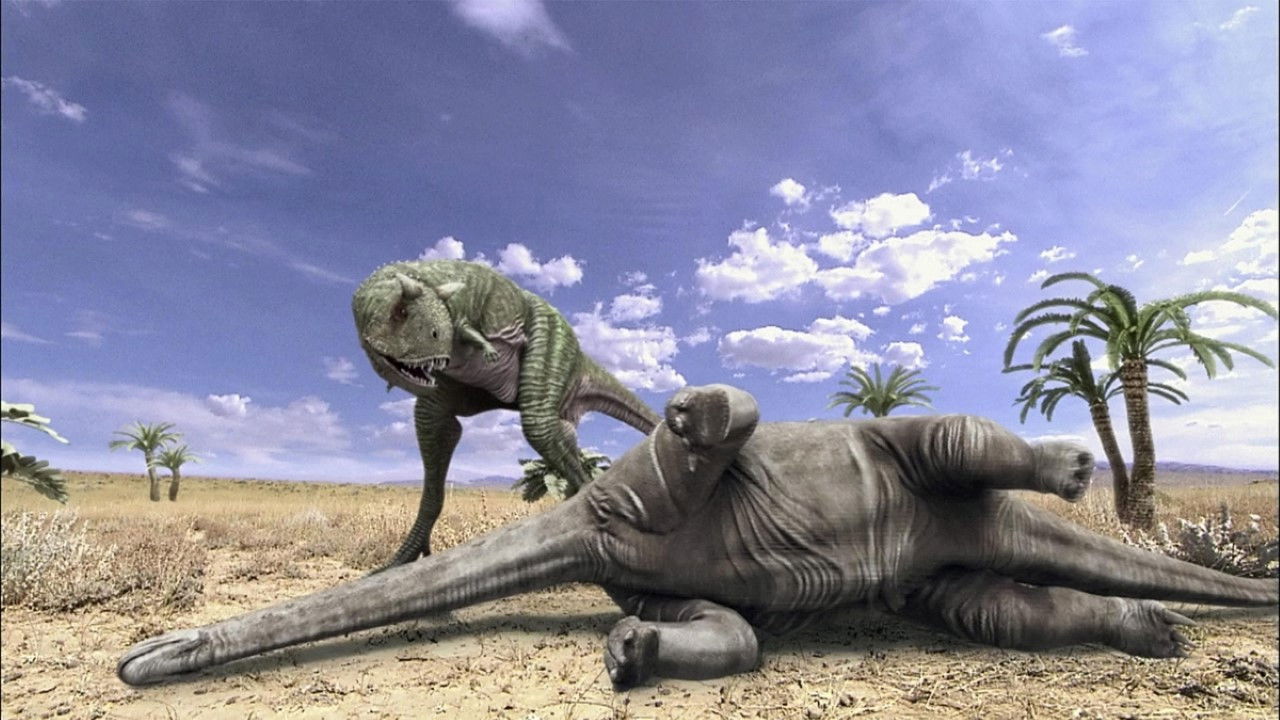 La relève du dinosaure Background