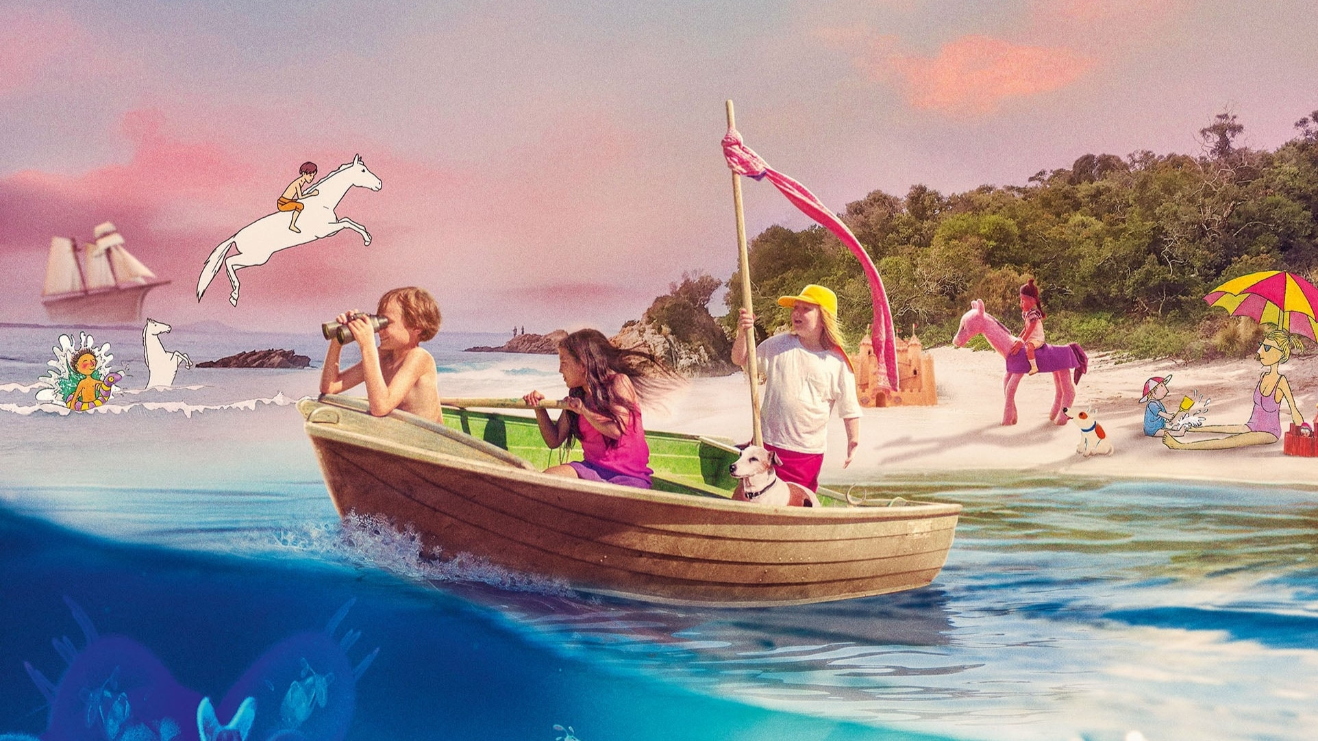 Magic Beach Background