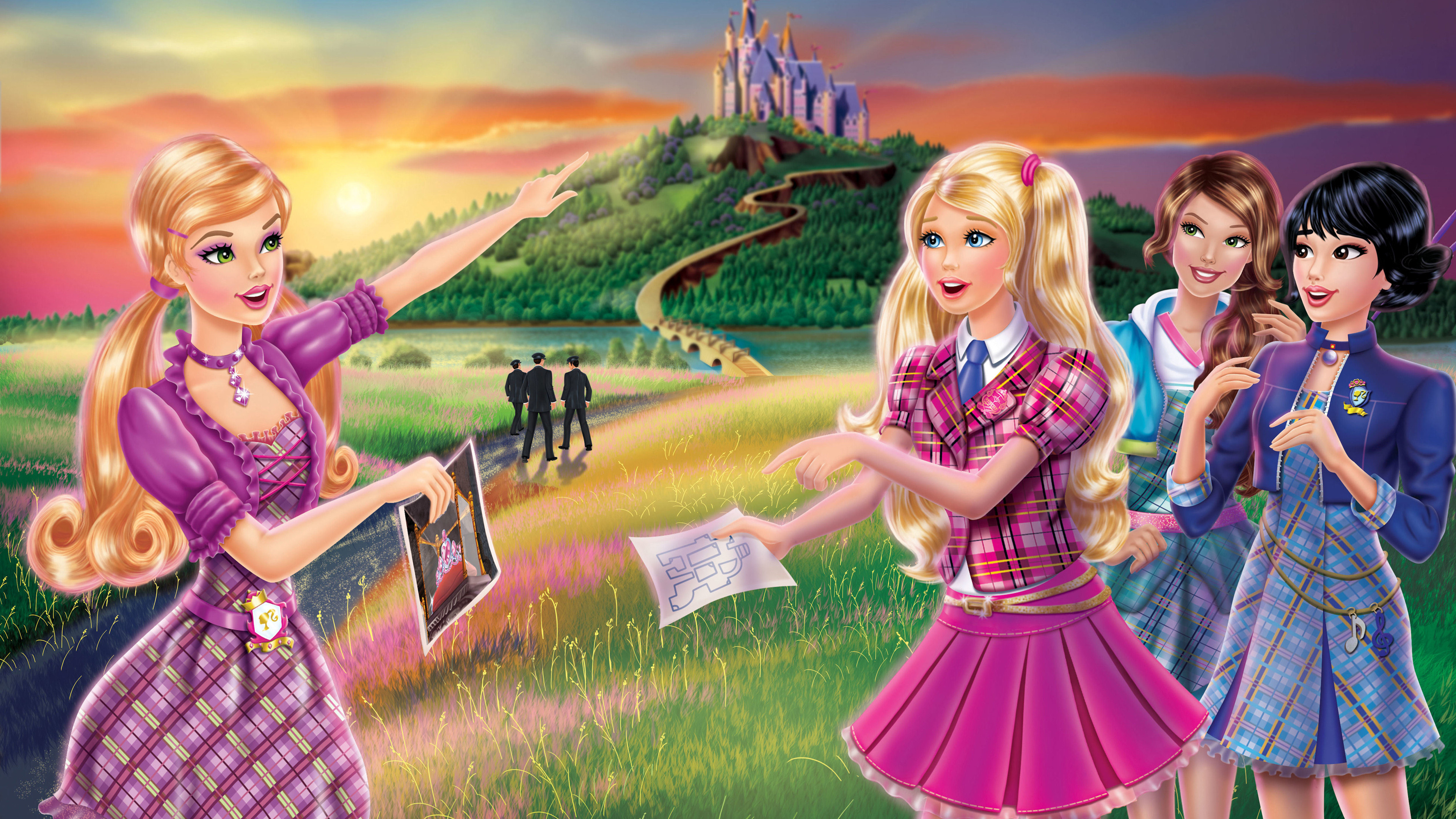 Barbie: Princess Charm School Background