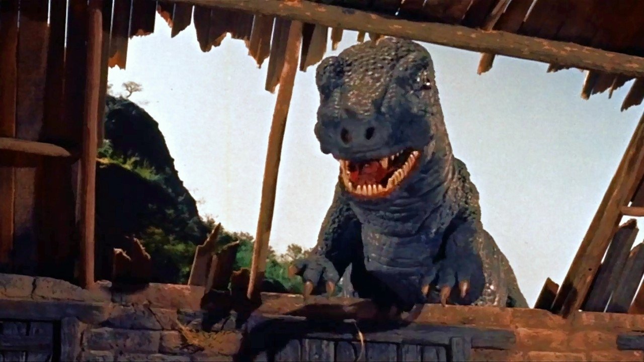 The Beast of Hollow Mountain Background