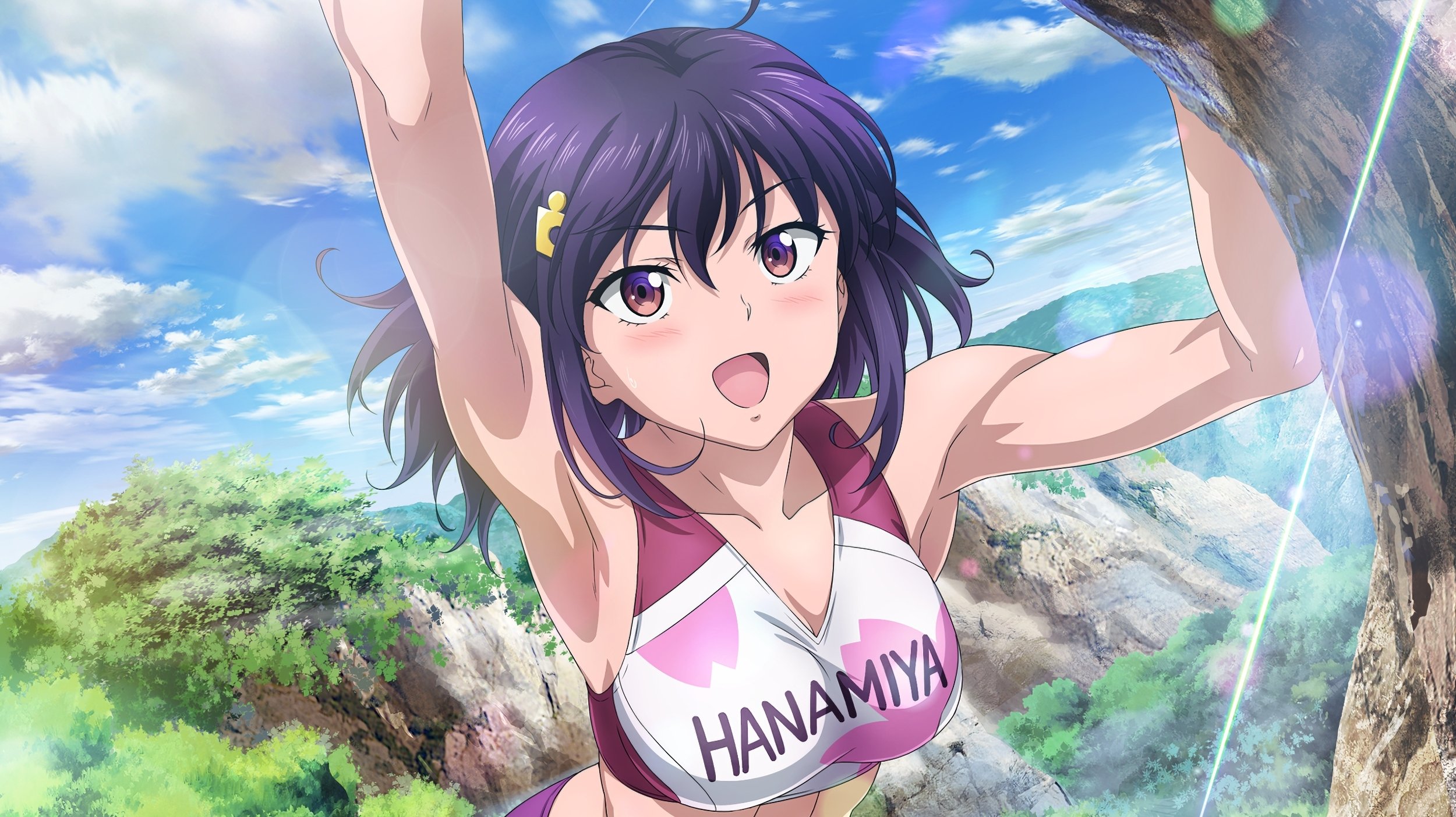 Iwa Kakeru! Sport Climbing Girls Background