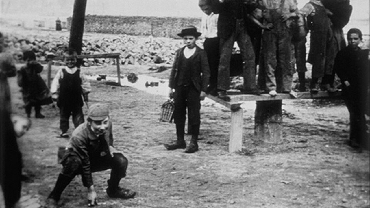 Children Playing Marbles Background