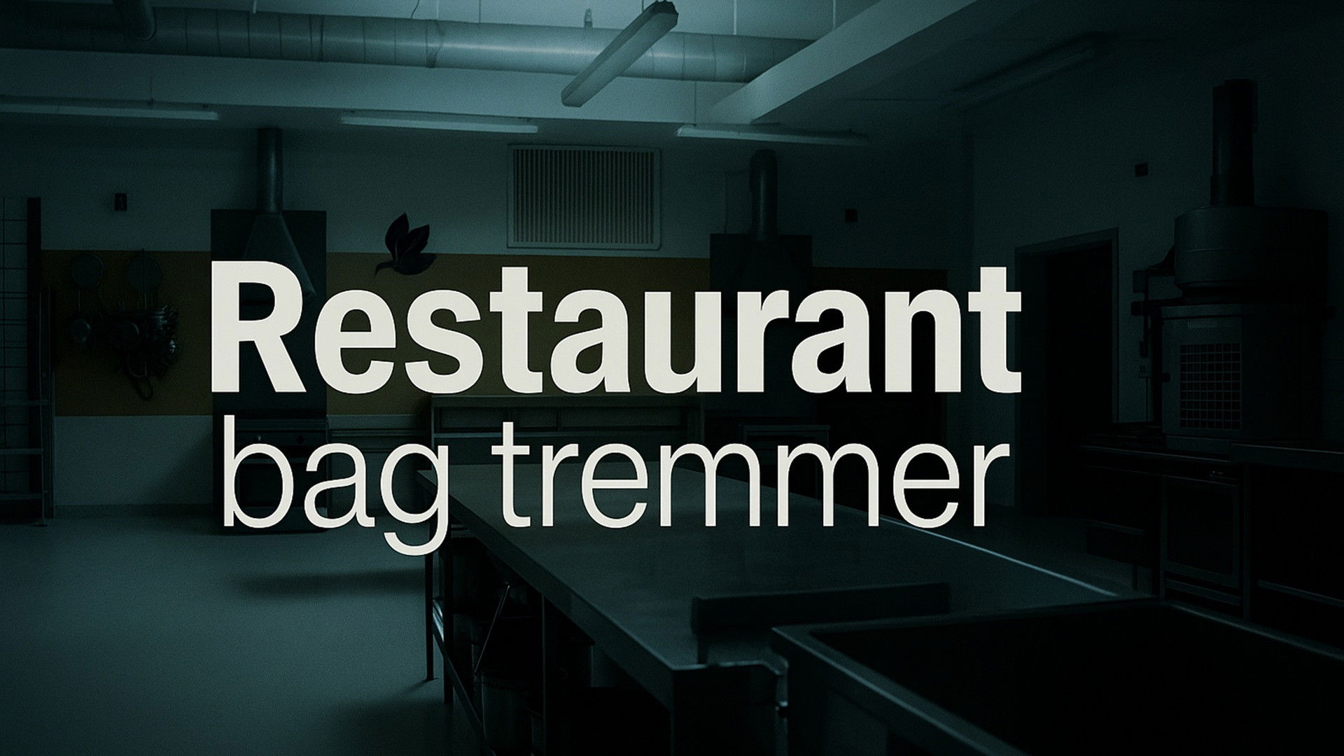 Restaurant bag tremmer Background