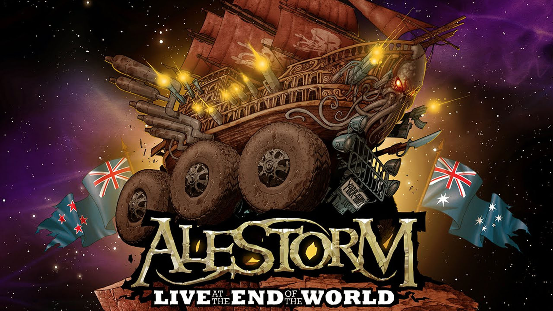 Alestorm – Live at the End of the World Background