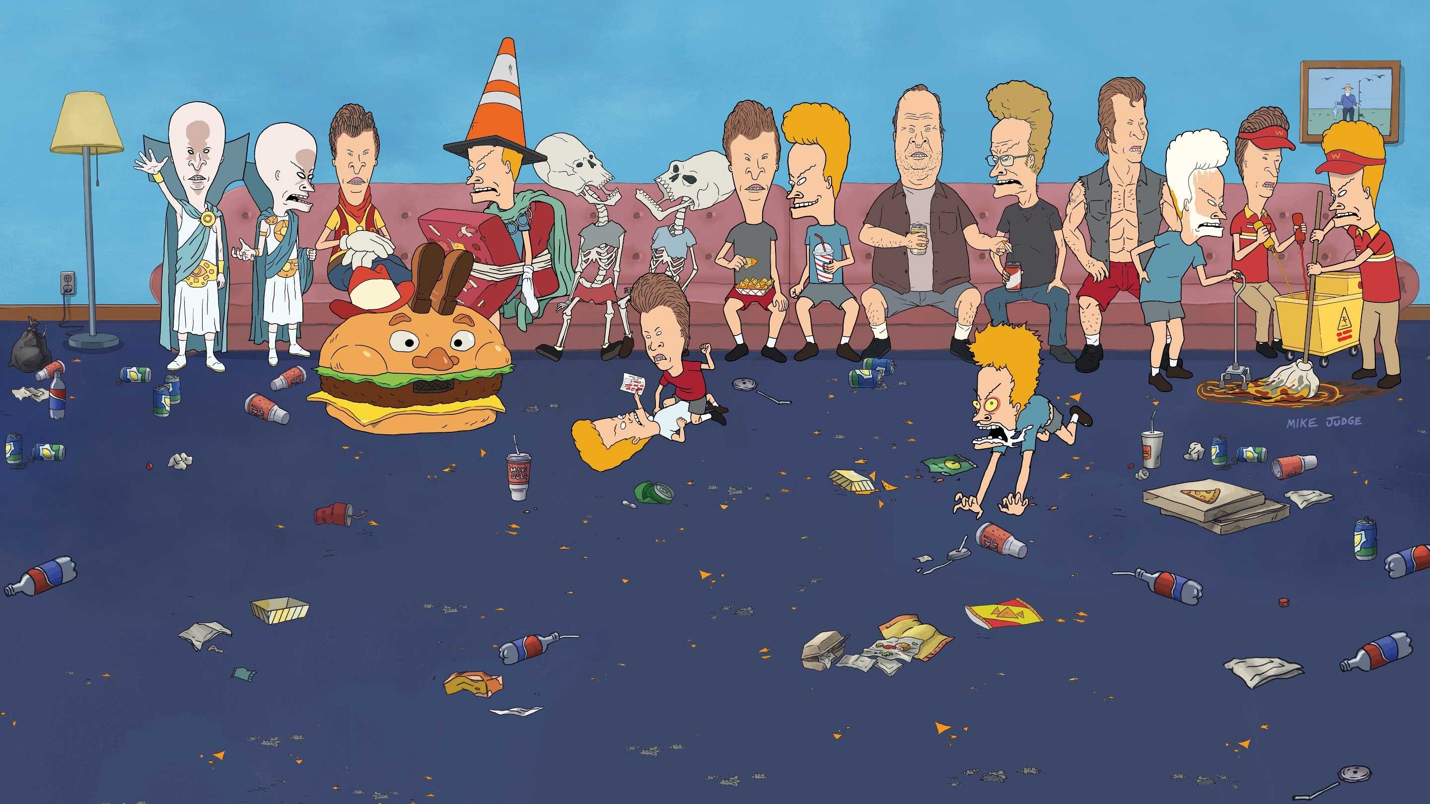 Mike Judge's Beavis and Butt-Head Background