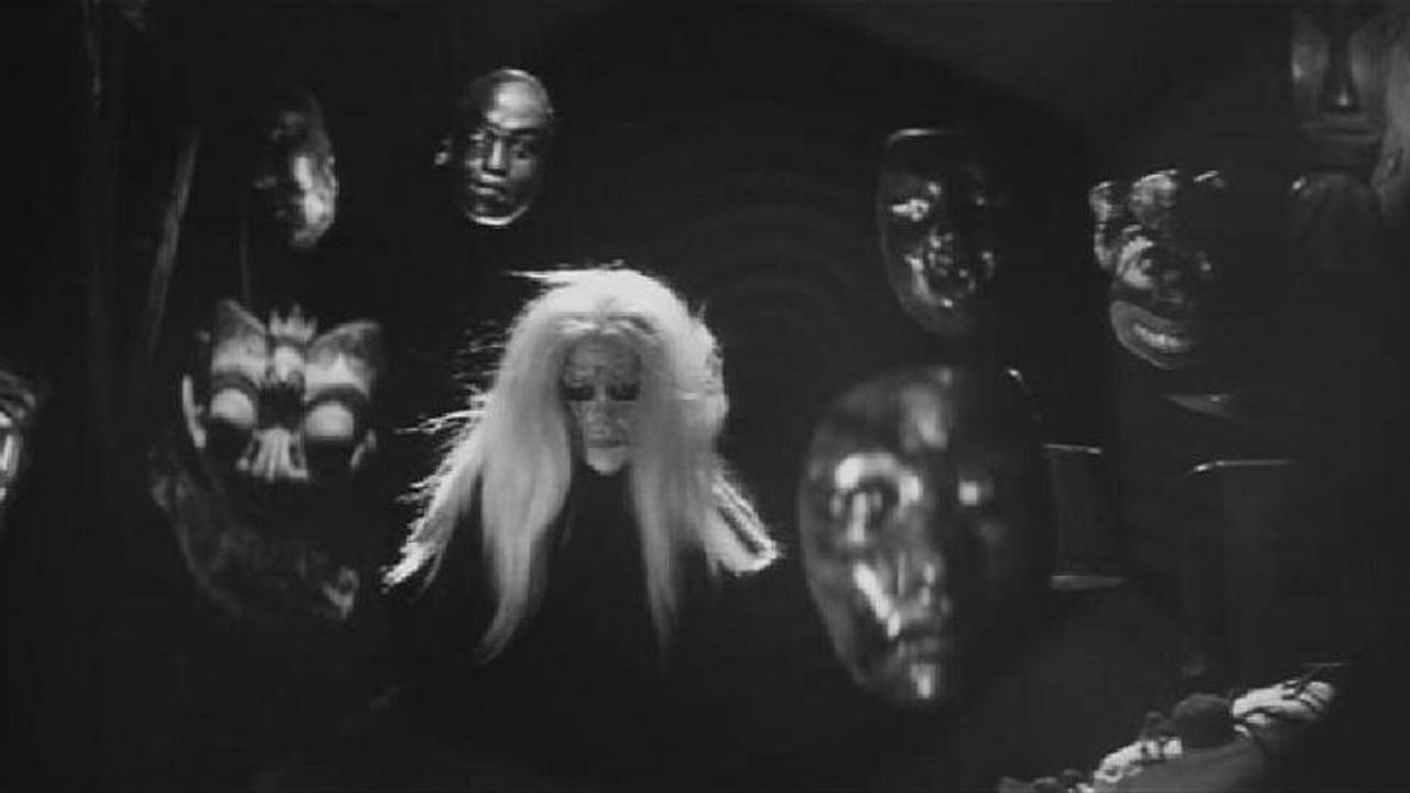 The Snake Girl and the Silver-Haired Witch Background