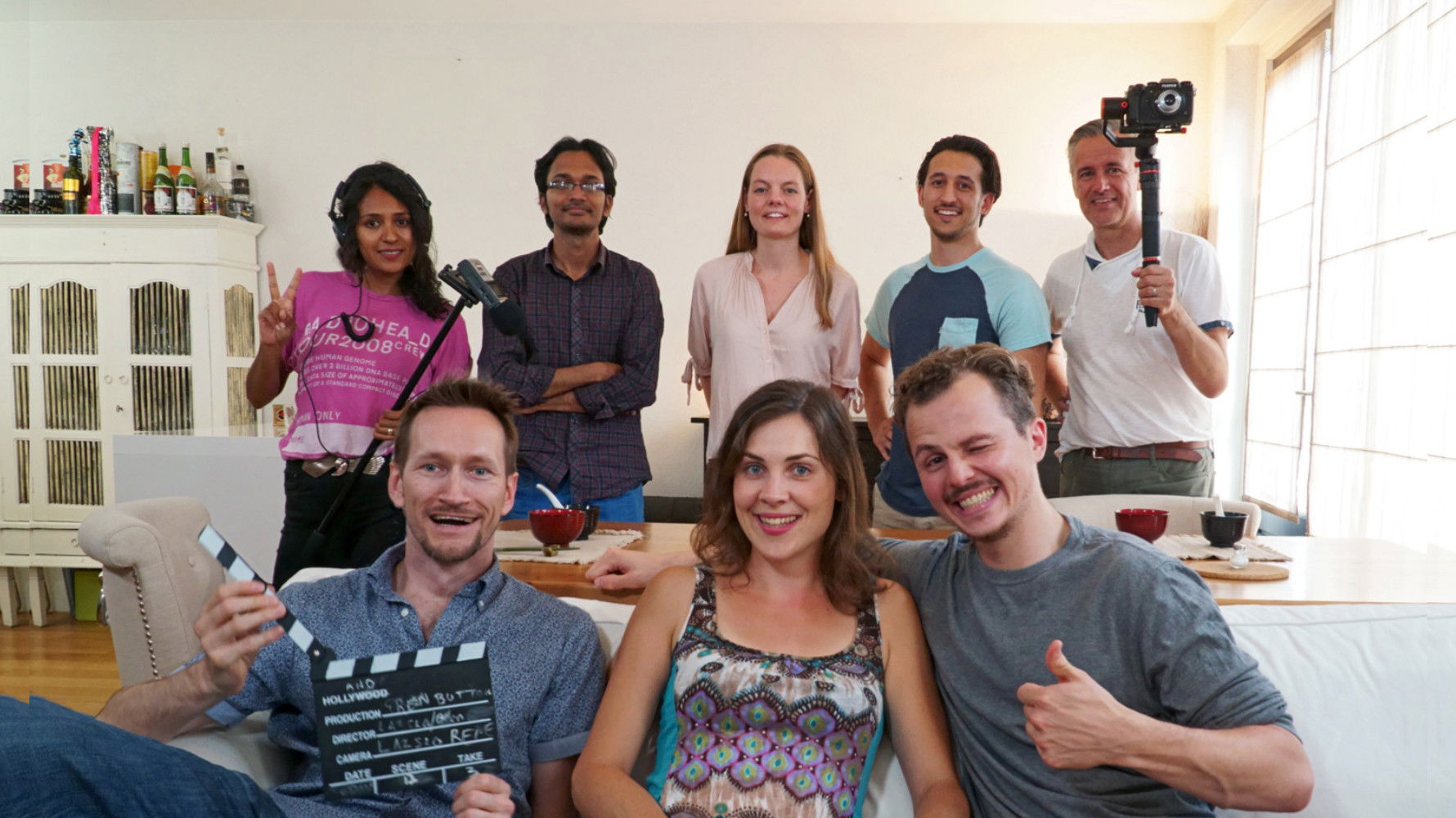 The Green Button Background