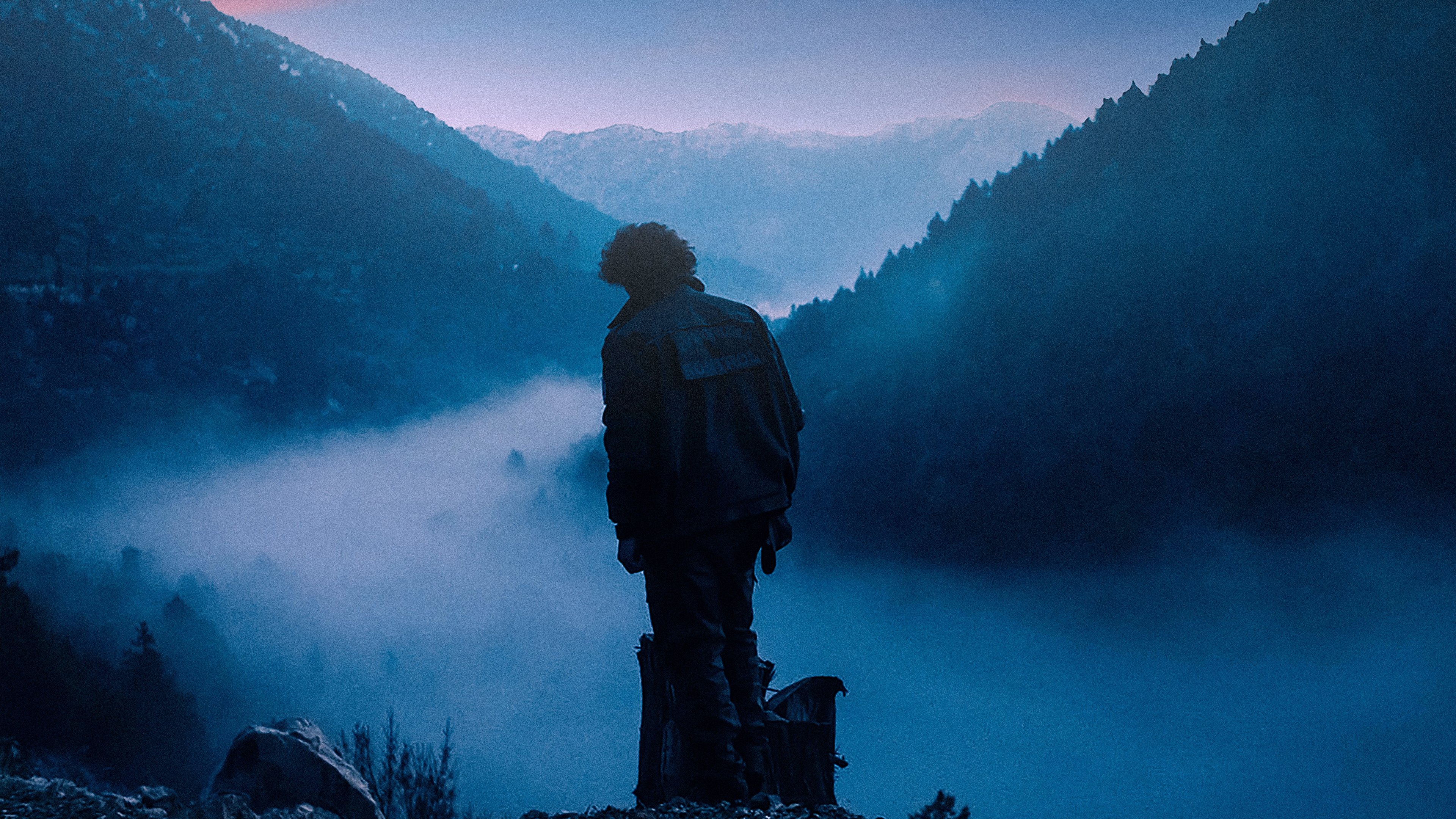 Black Night Background