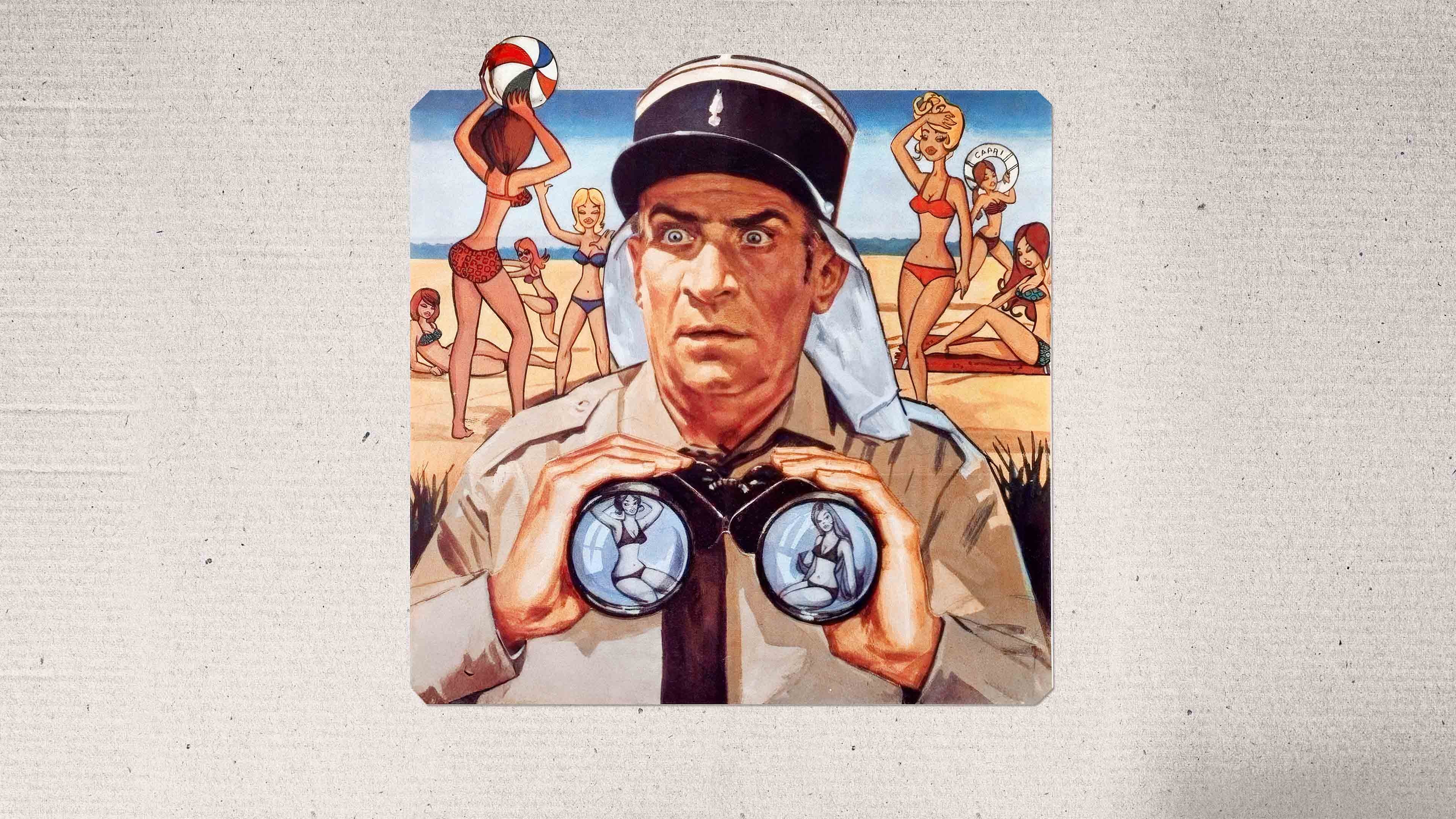 The Gendarme Takes Off Background