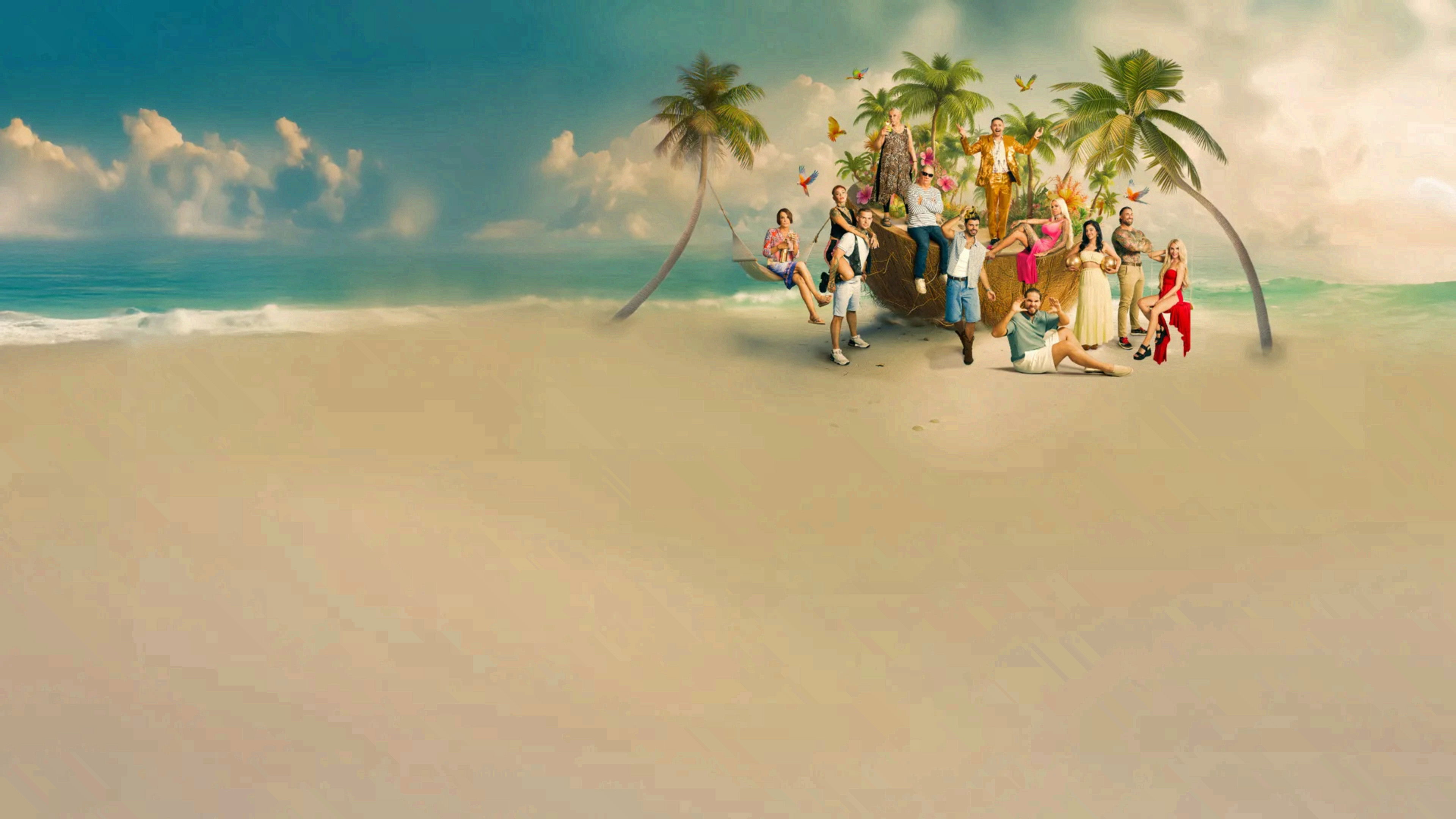 Promis unter Palmen Background