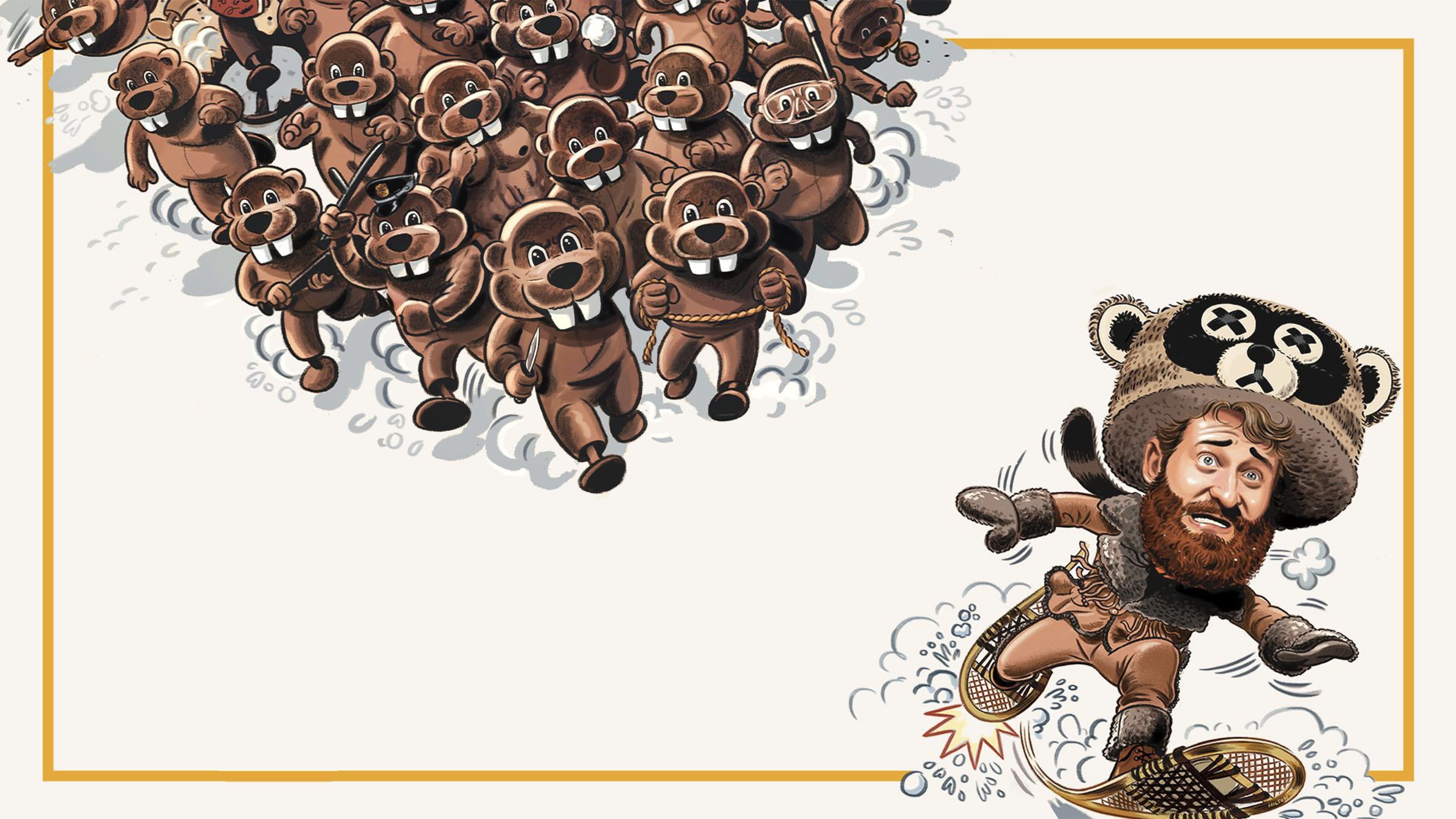 Hundreds of Beavers Background