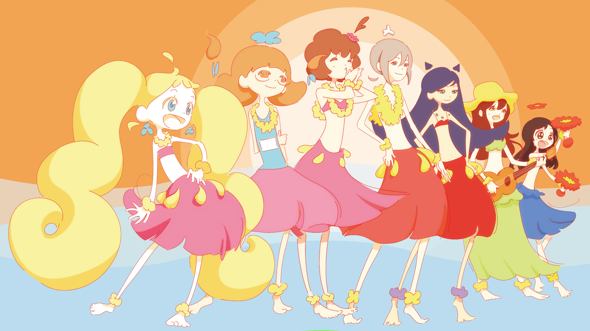 Hulaing Babies Background