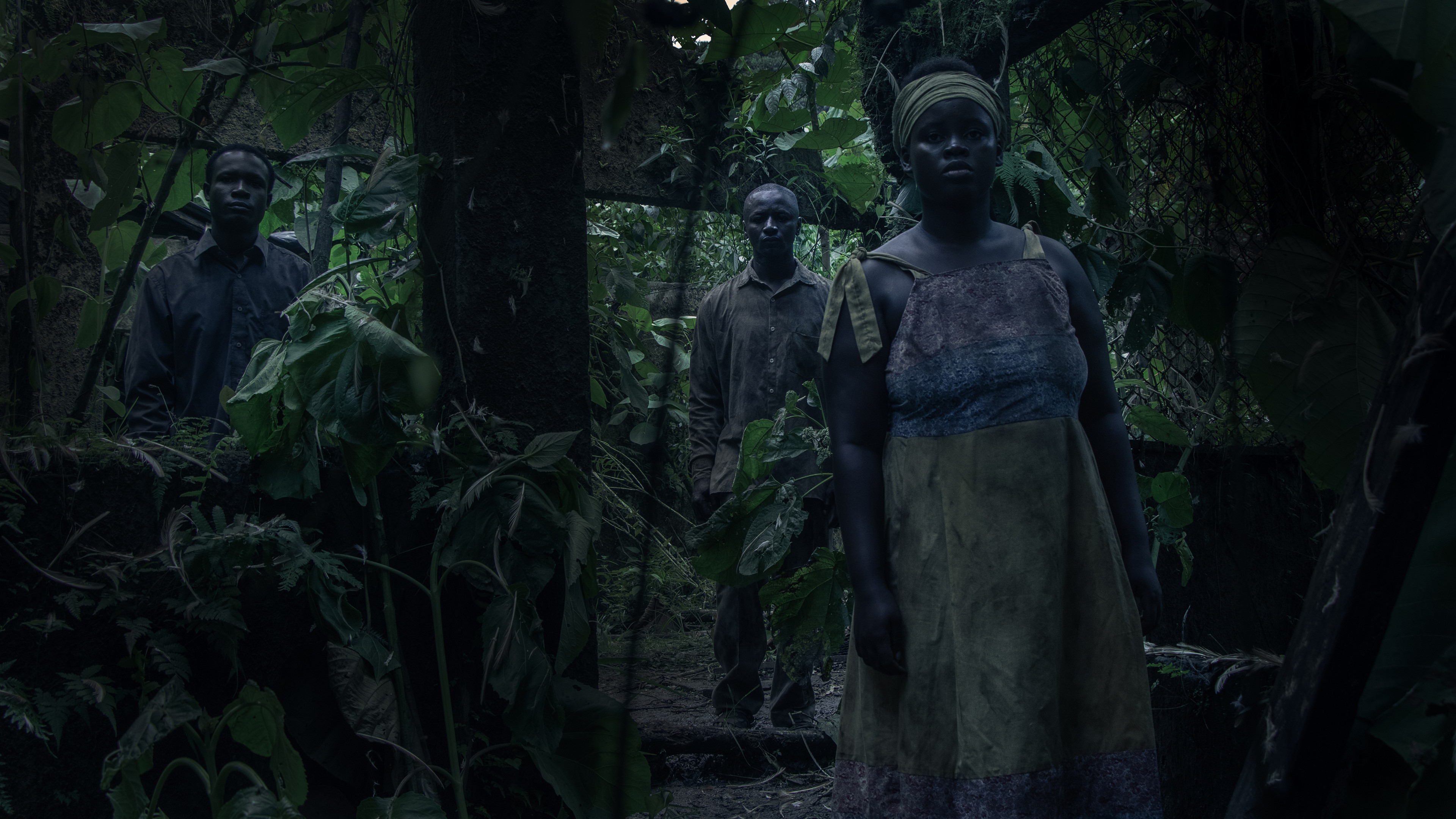 Yo vi tres luces negras Background