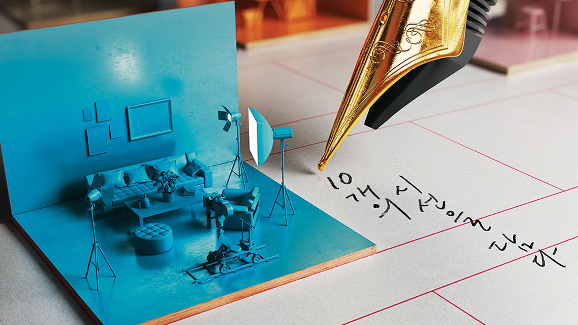 Drama Stage Background