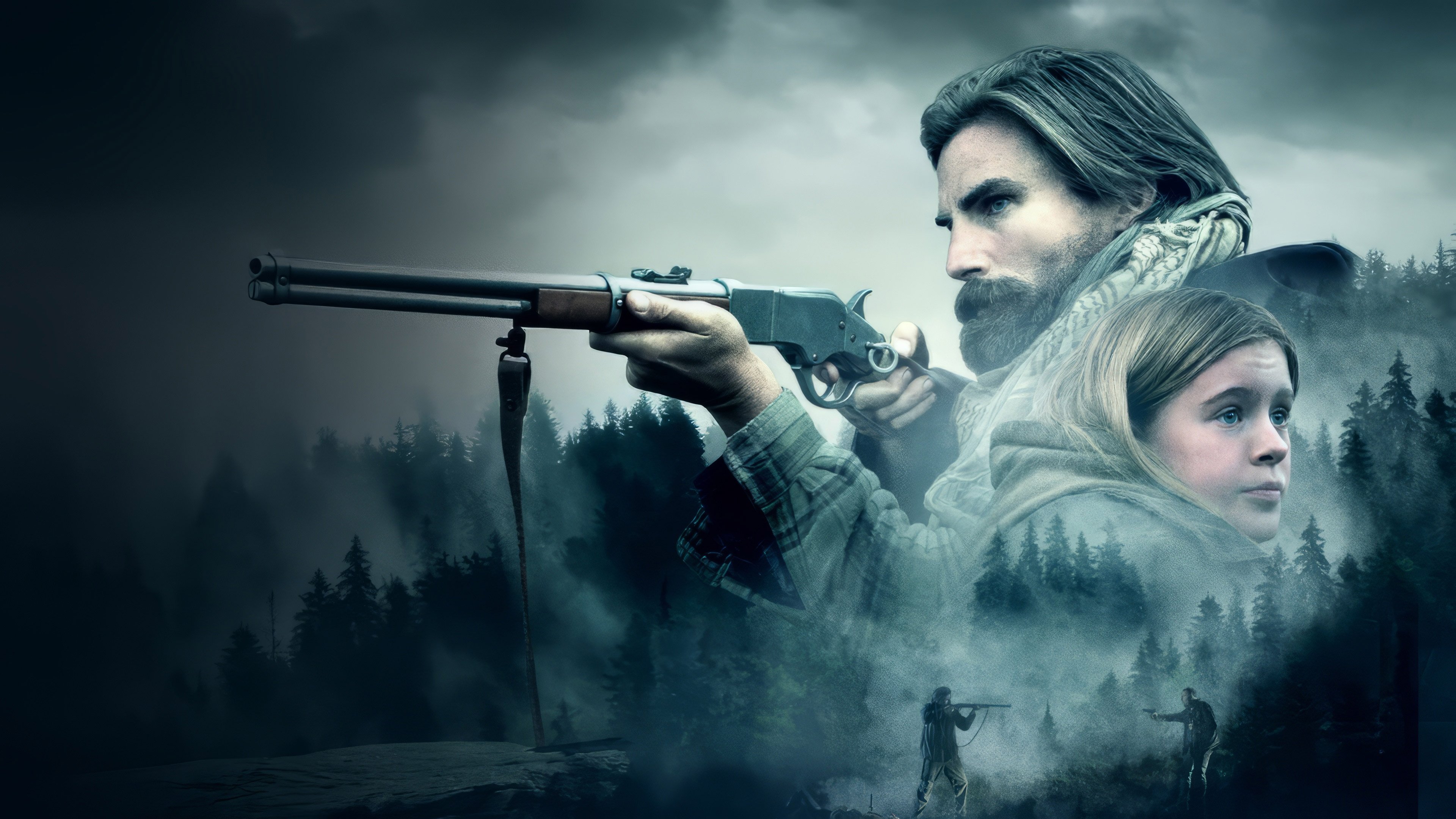 The Girl on the Mountain Background